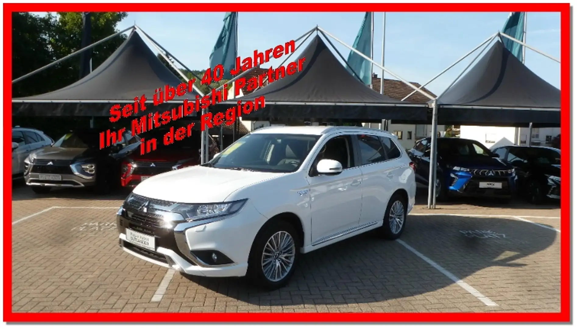Mitsubishi Outlander 2.4 Plug-in Hybrid BASIS mit AHK Weiß - 1