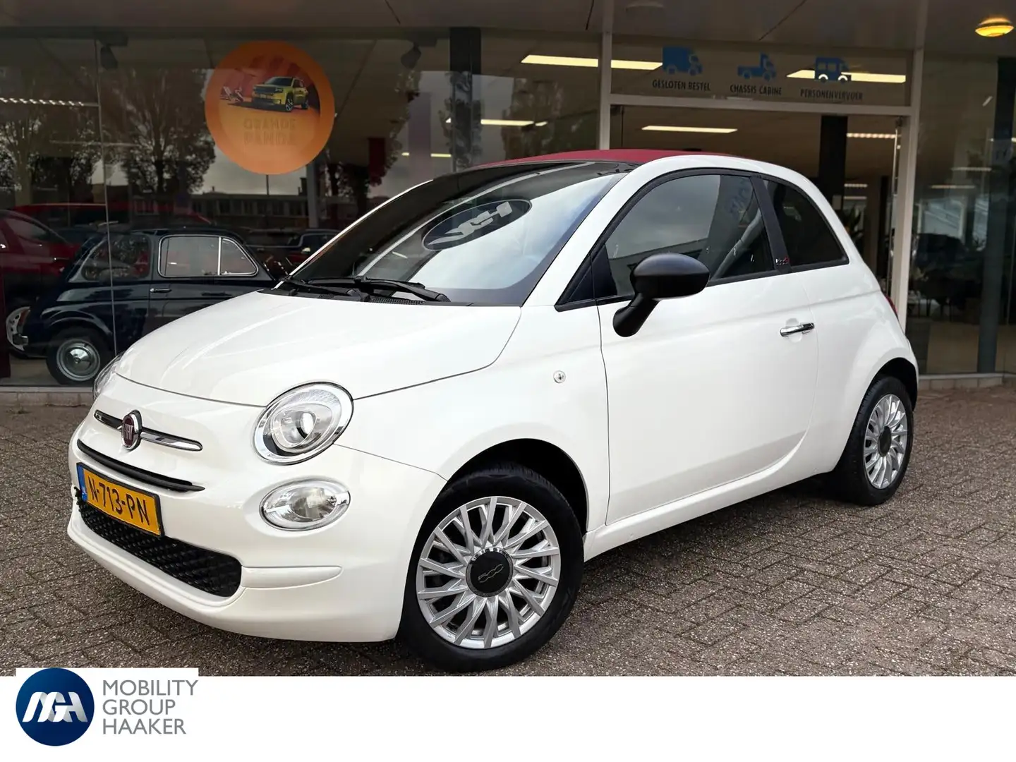 Fiat 500C 1.0 Hybrid Cult | Lage kilometerstand | Clima | Cr Blanc - 1