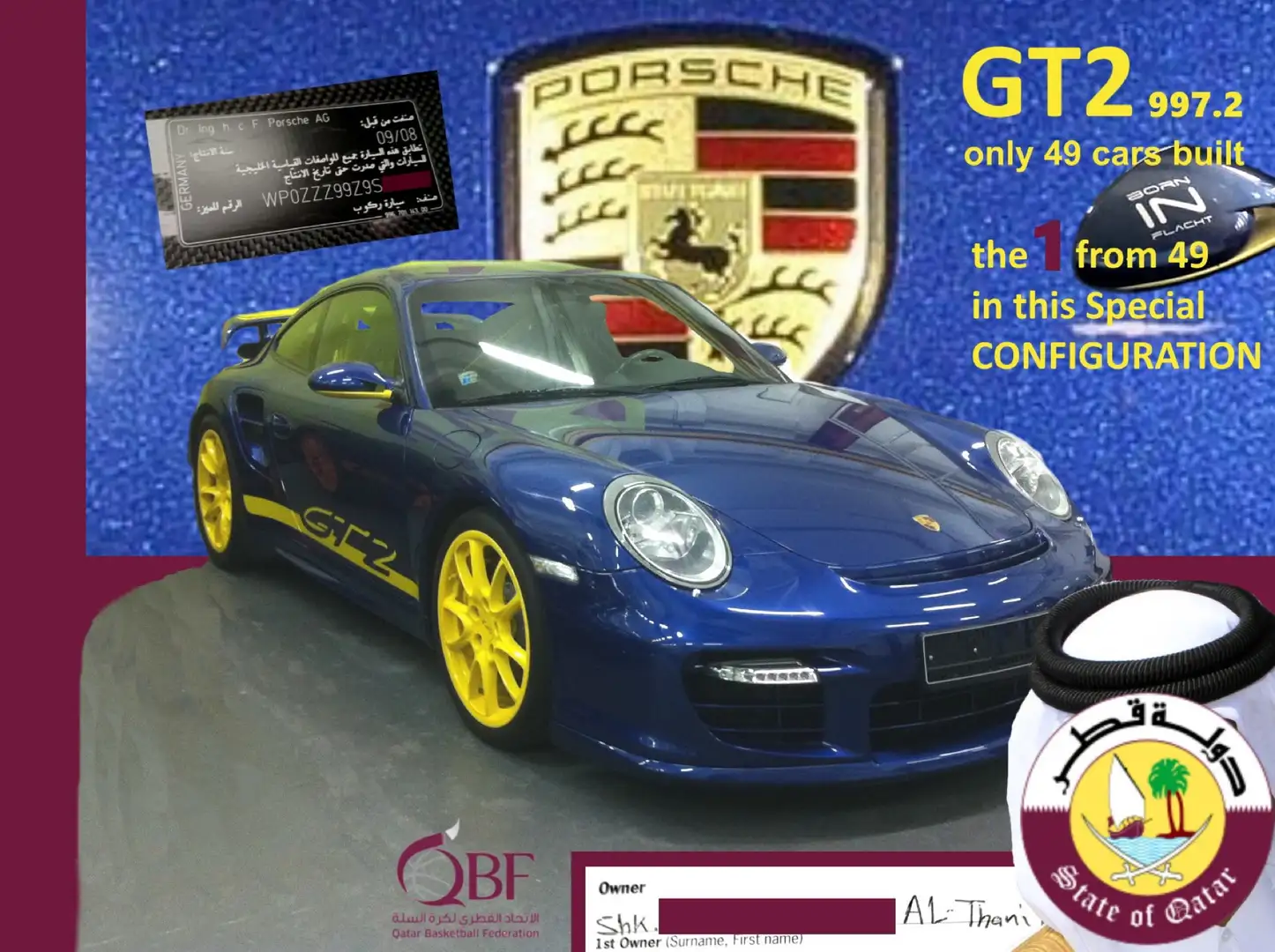 Porsche 911 GT2 Blau - 1