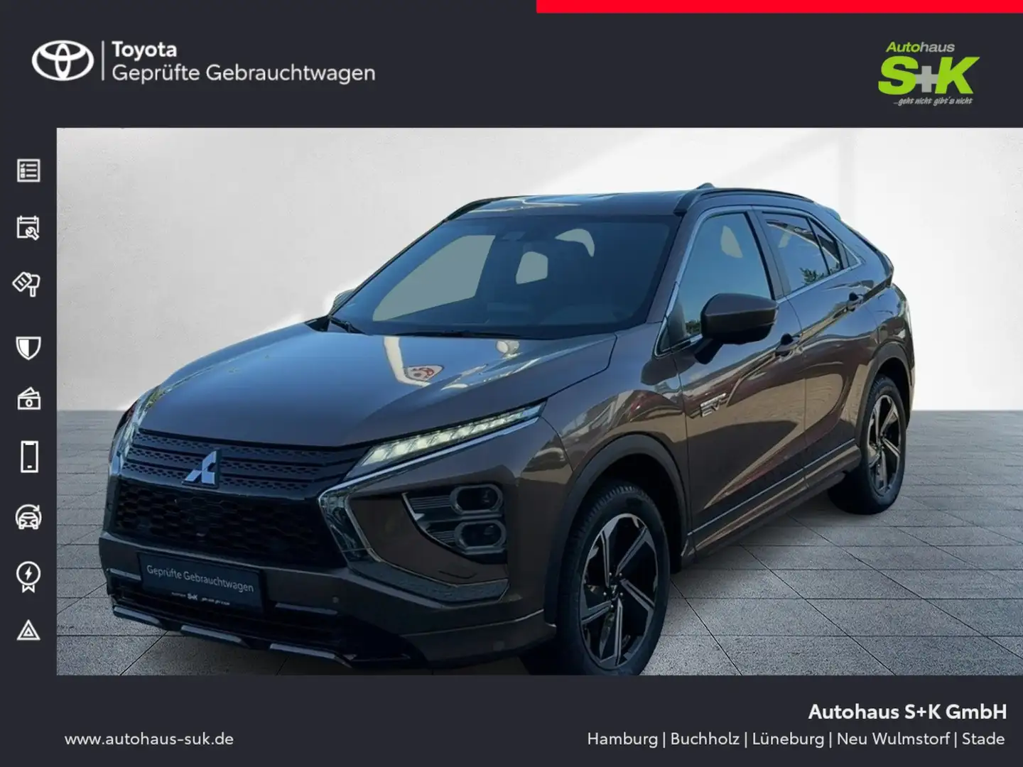Mitsubishi Eclipse Cross Plus Select Hybrid 4WD*Navi*360 grad* Brun - 1