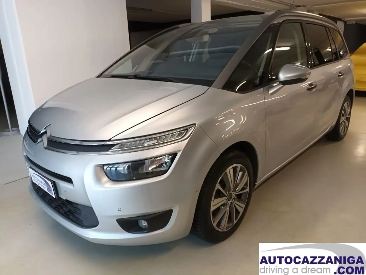 Citroen C4 Picasso 1.6 e-HDi 115cv EXCLUSIVE 7 POSTI GANCIO TRAINO Argento - 1