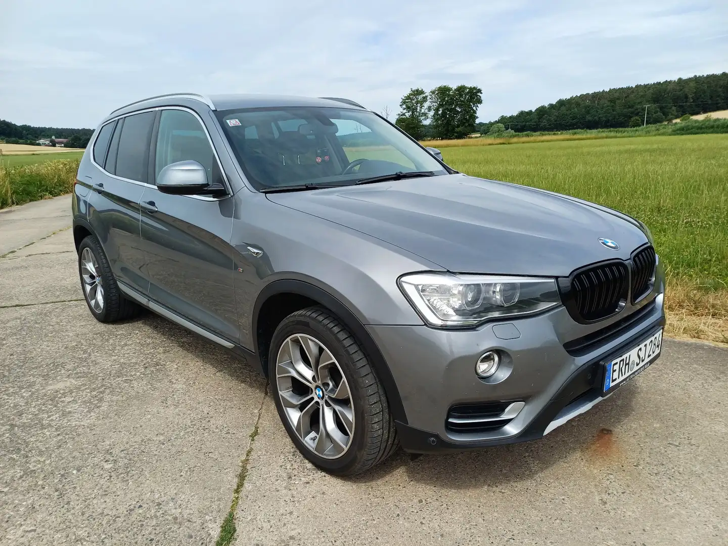 BMW X3 xDrive 20 d/Aut./xLine/AHK/Navi/Xenon Grau - 1