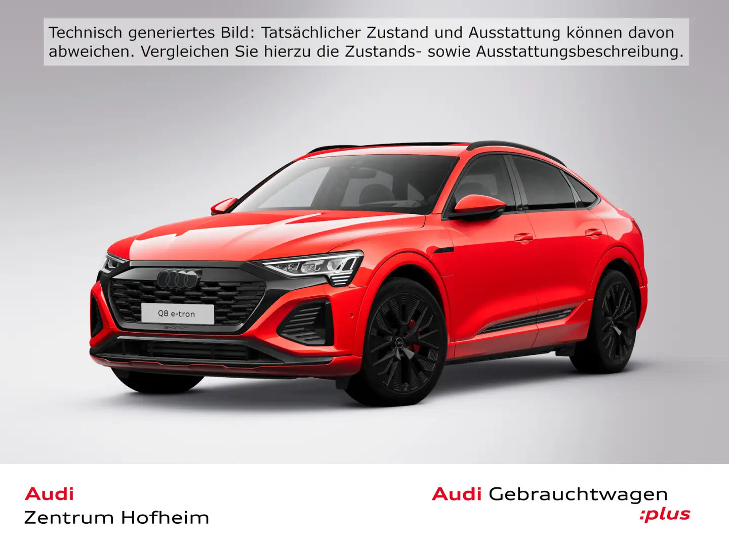 Audi Q8 e-tron S line 55 quattro*PANO*B&O*H Rot - 1
