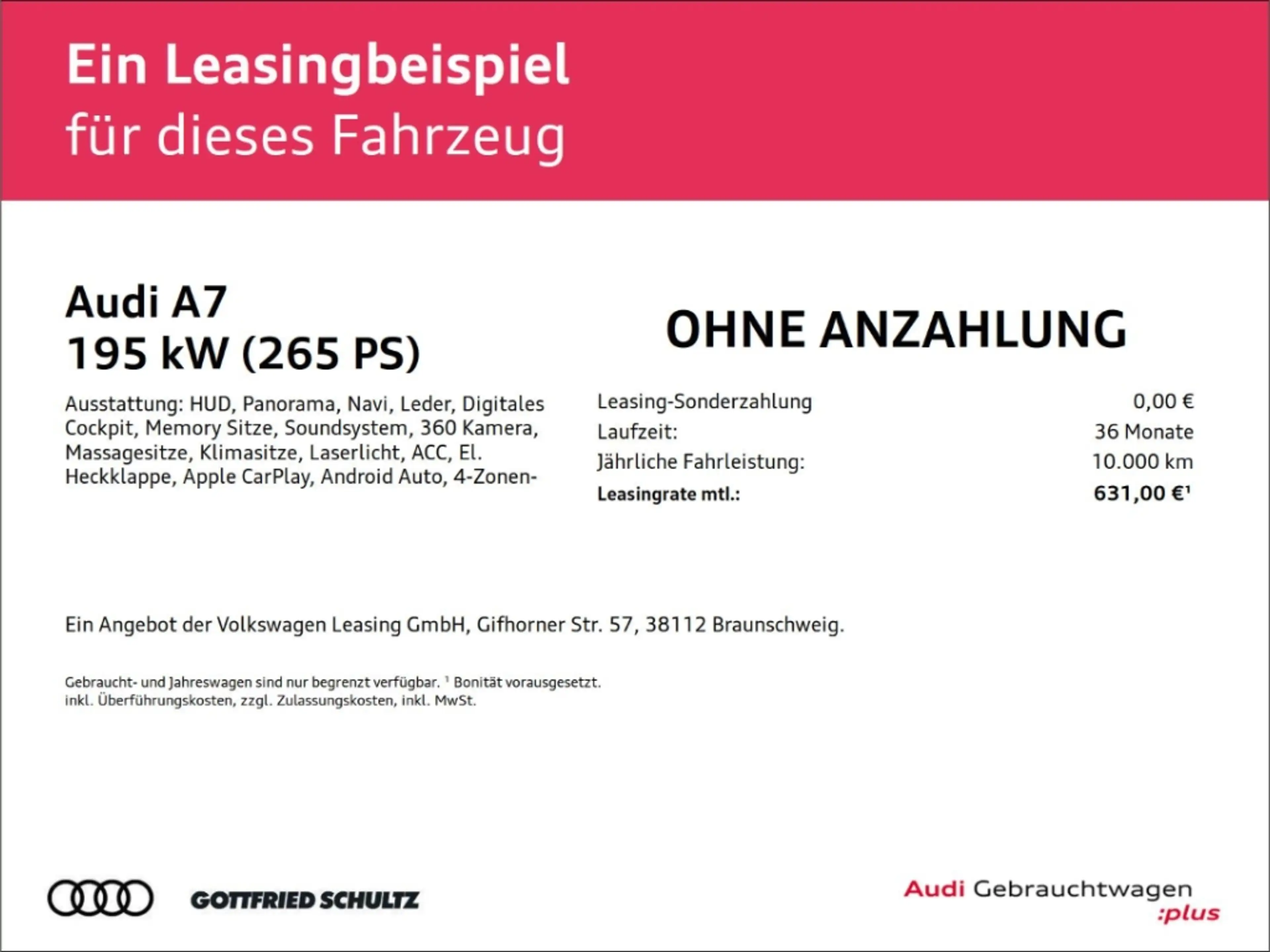 Audi A7 Sportback 55 TFSIe qu. S-tronic LED NAV PAN B&O LE — photo 4