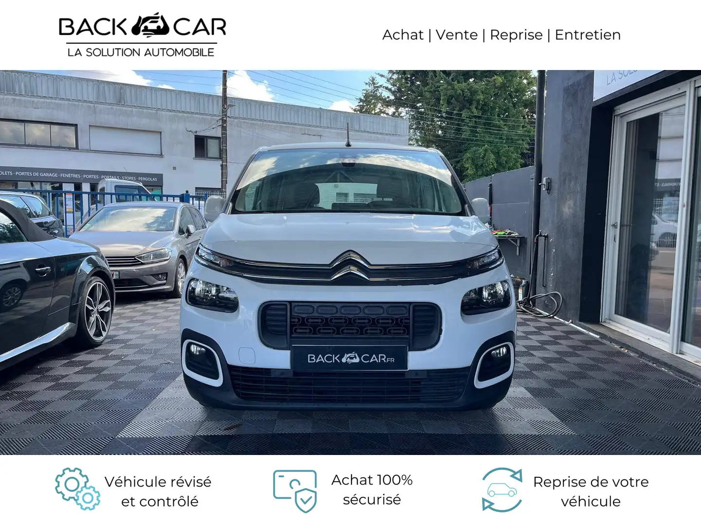 Citroen Berlingo Taille M BlueHDi 100 S\u0026amp;S BVM Live Blanco - 2