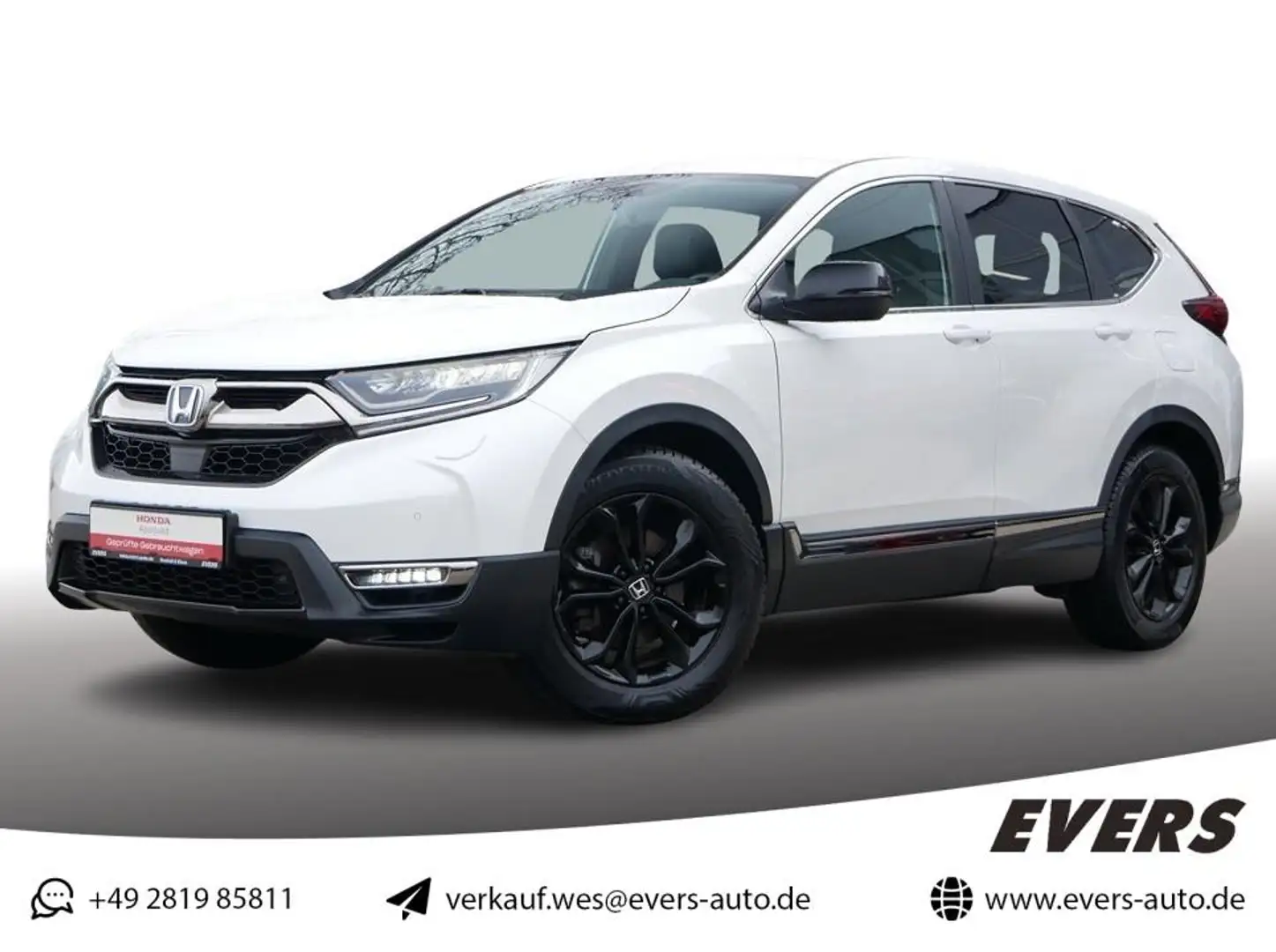 Honda CR-V 2.0 i-MMD HYBRID SPORT LINE NAVI+LEDER+ACC Weiß - 1