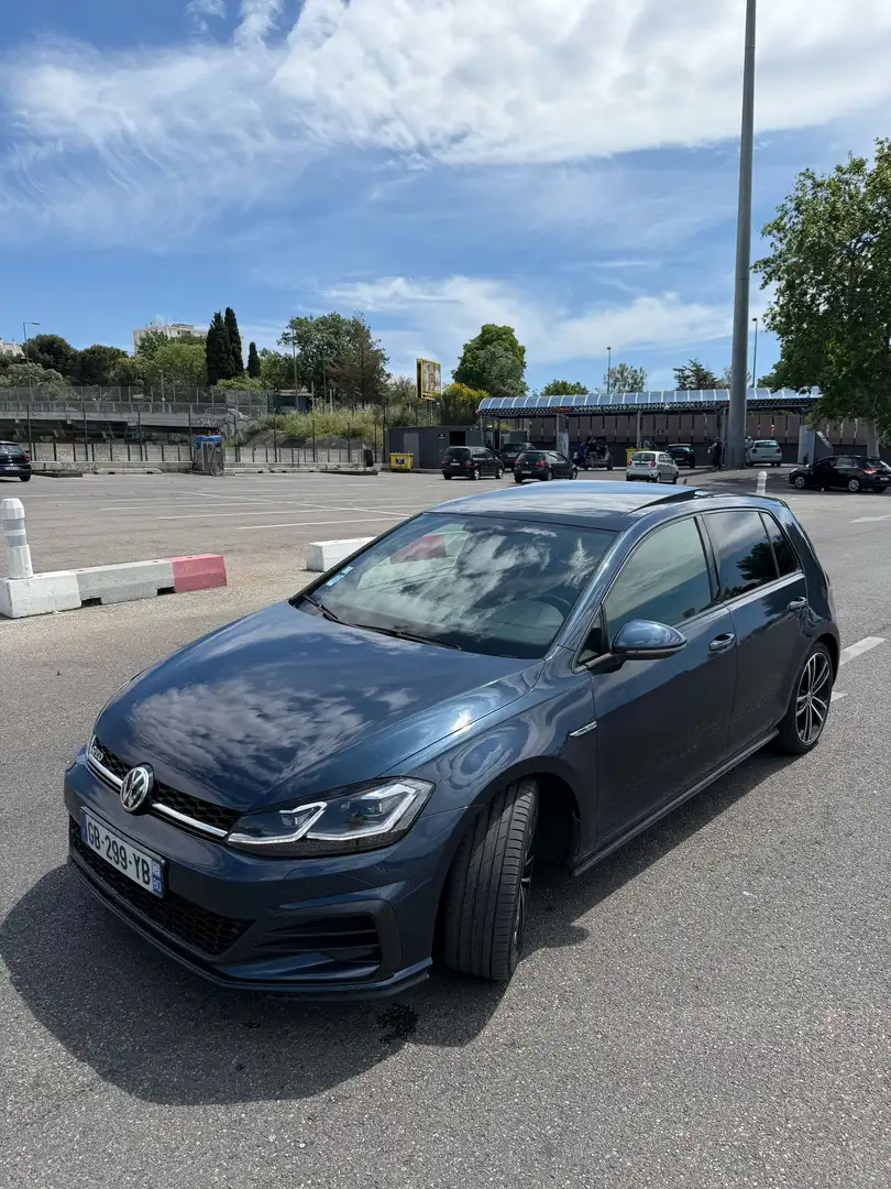 Volkswagen Golf GTD Bleu - 1