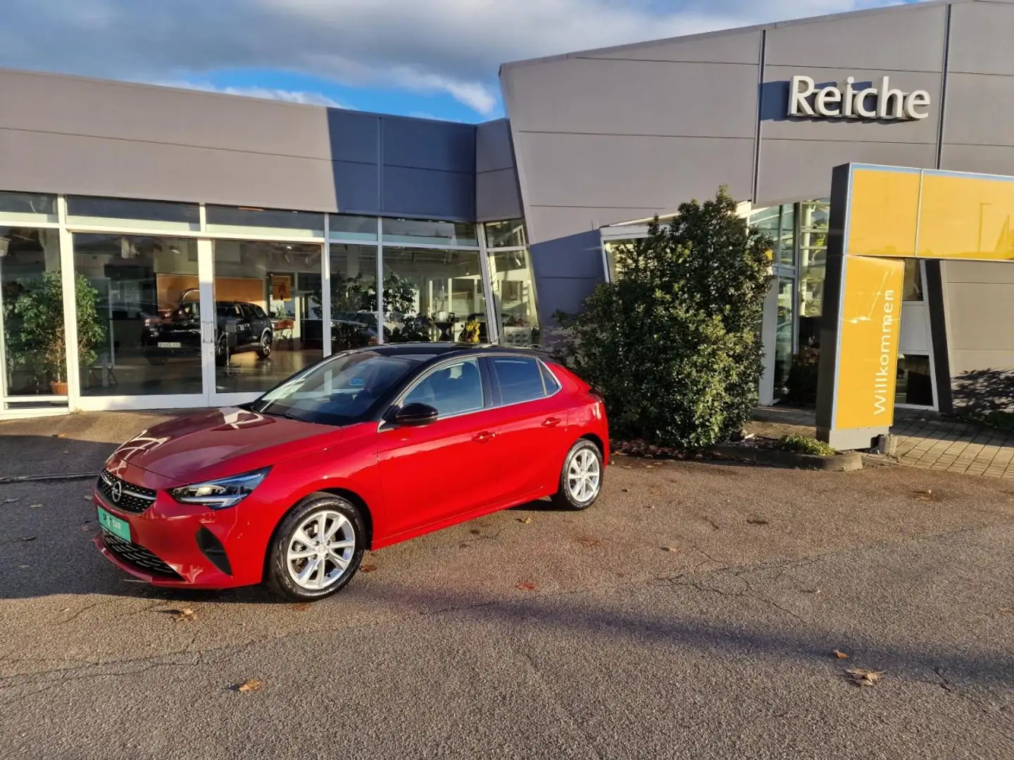 Opel Corsa Elegance 1.2 SHZ+LHZ+PDC+RFK+LED+AAC Klima Navi Rot - 1