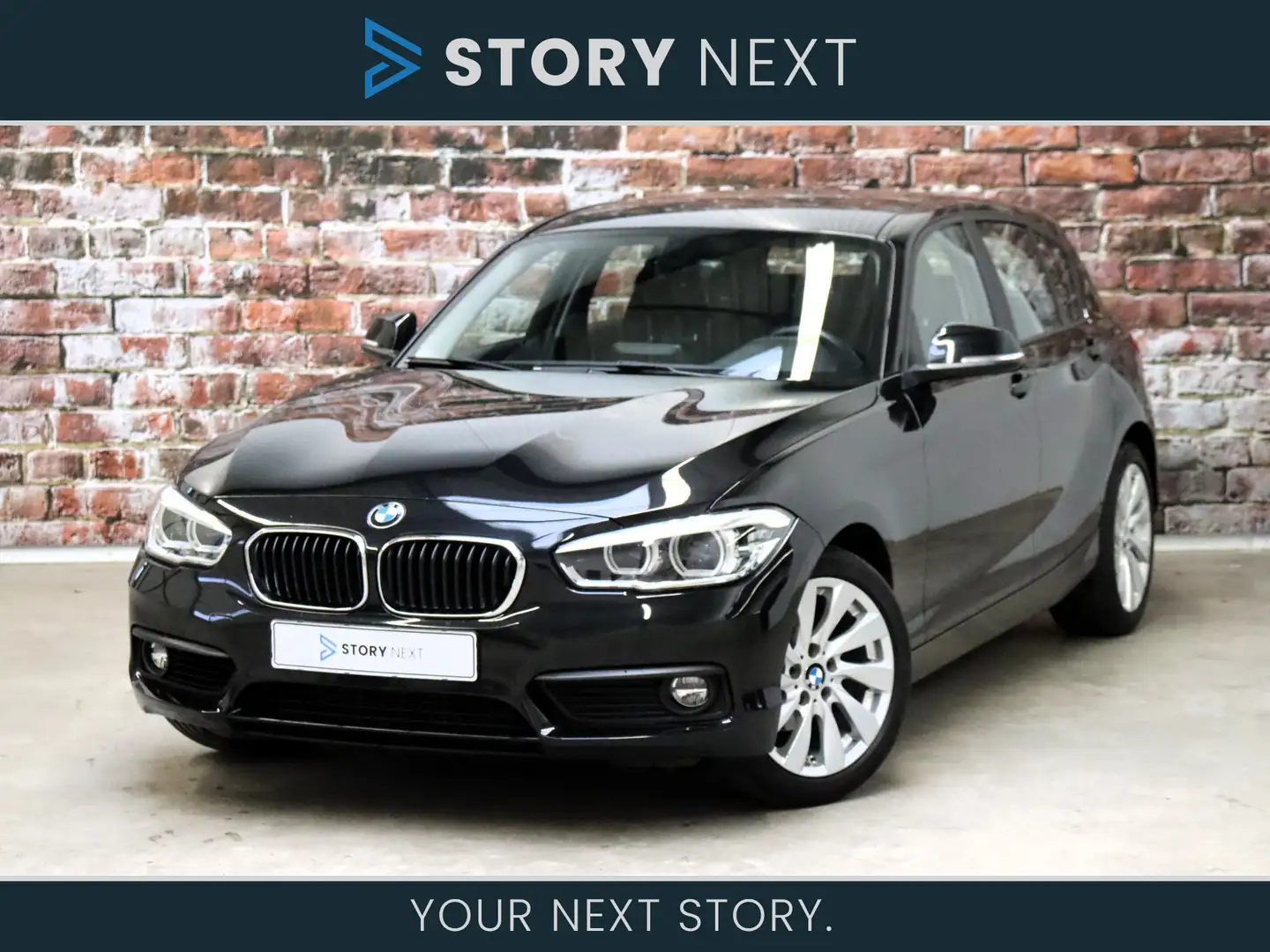 BMW 118 1 Serie 118i Executive Automaat 5 deurs / Navigati Noir - 1
