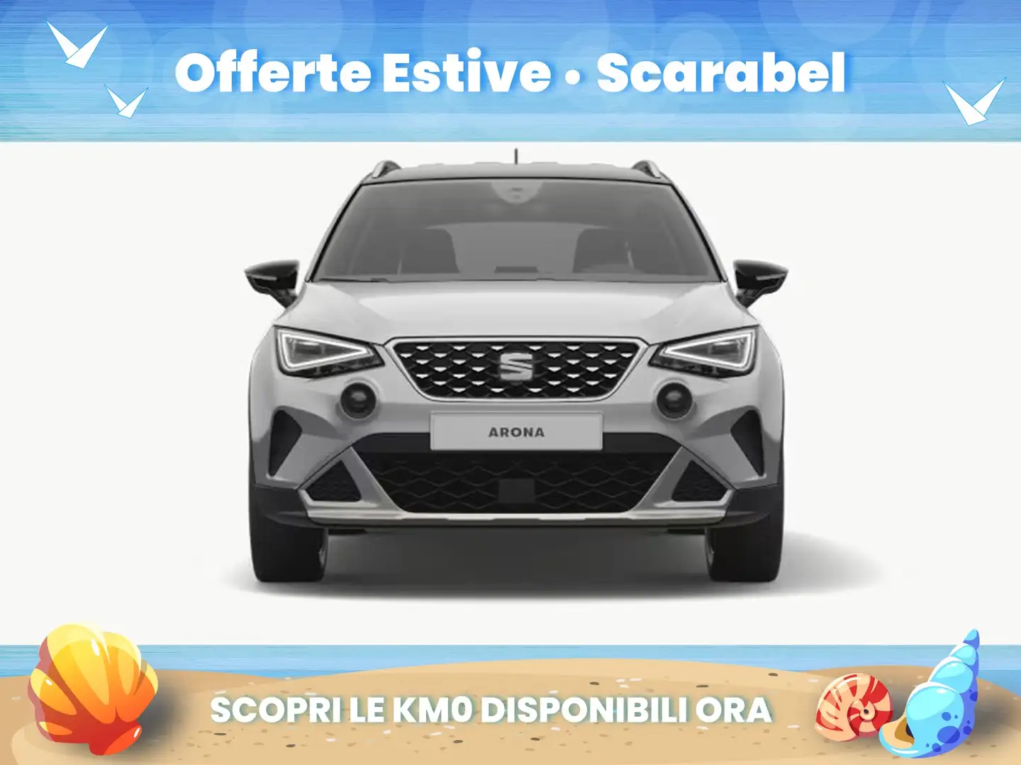 SEAT Arona 1.0 ecotsi xperience 95cv Argento - 2