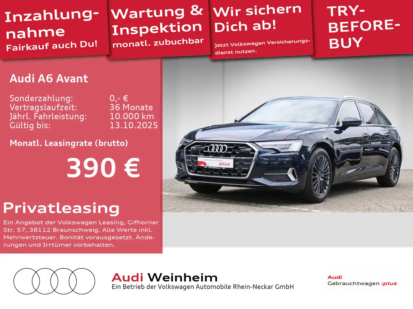 Audi A6 40 TDI quattro Navi Matrix LED Kamera S Blau - 1