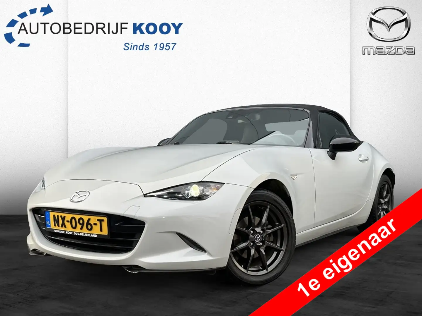Mazda MX-5 1.5 SkyActiv 131PK GT-M / Leer / Bose / Stoelverwa Blanc - 1