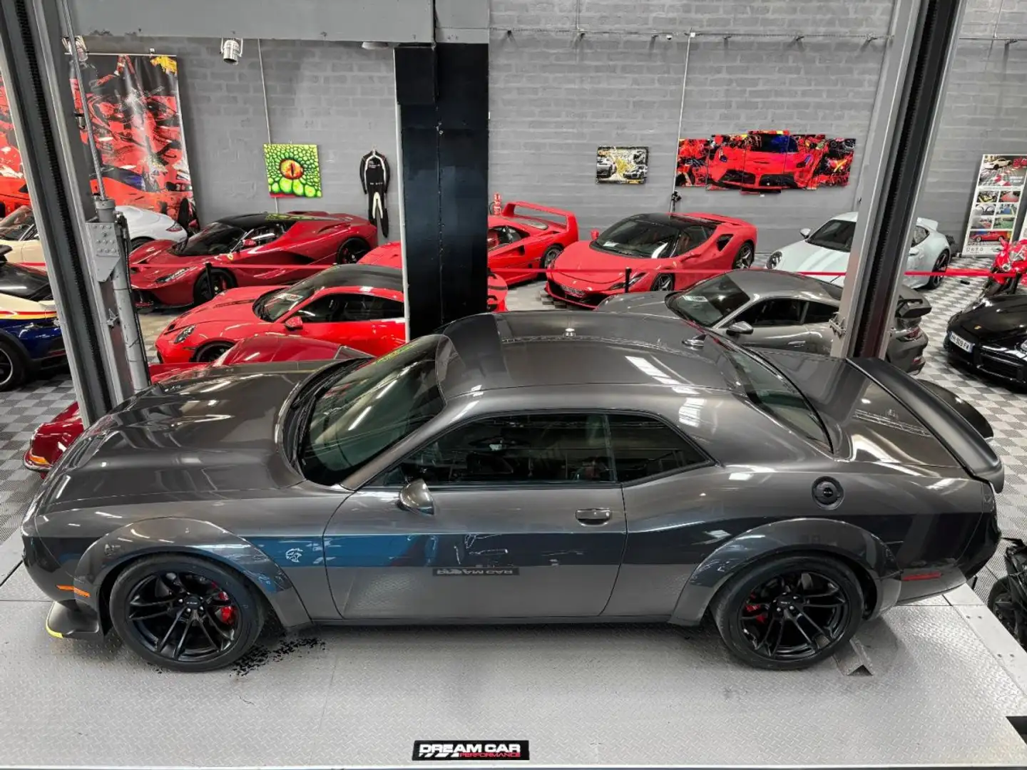 Dodge Challenger Dodge Challenger SRT Hellcat 717 WideBody – Immatriculation FR – TVA apparente Gris - 2