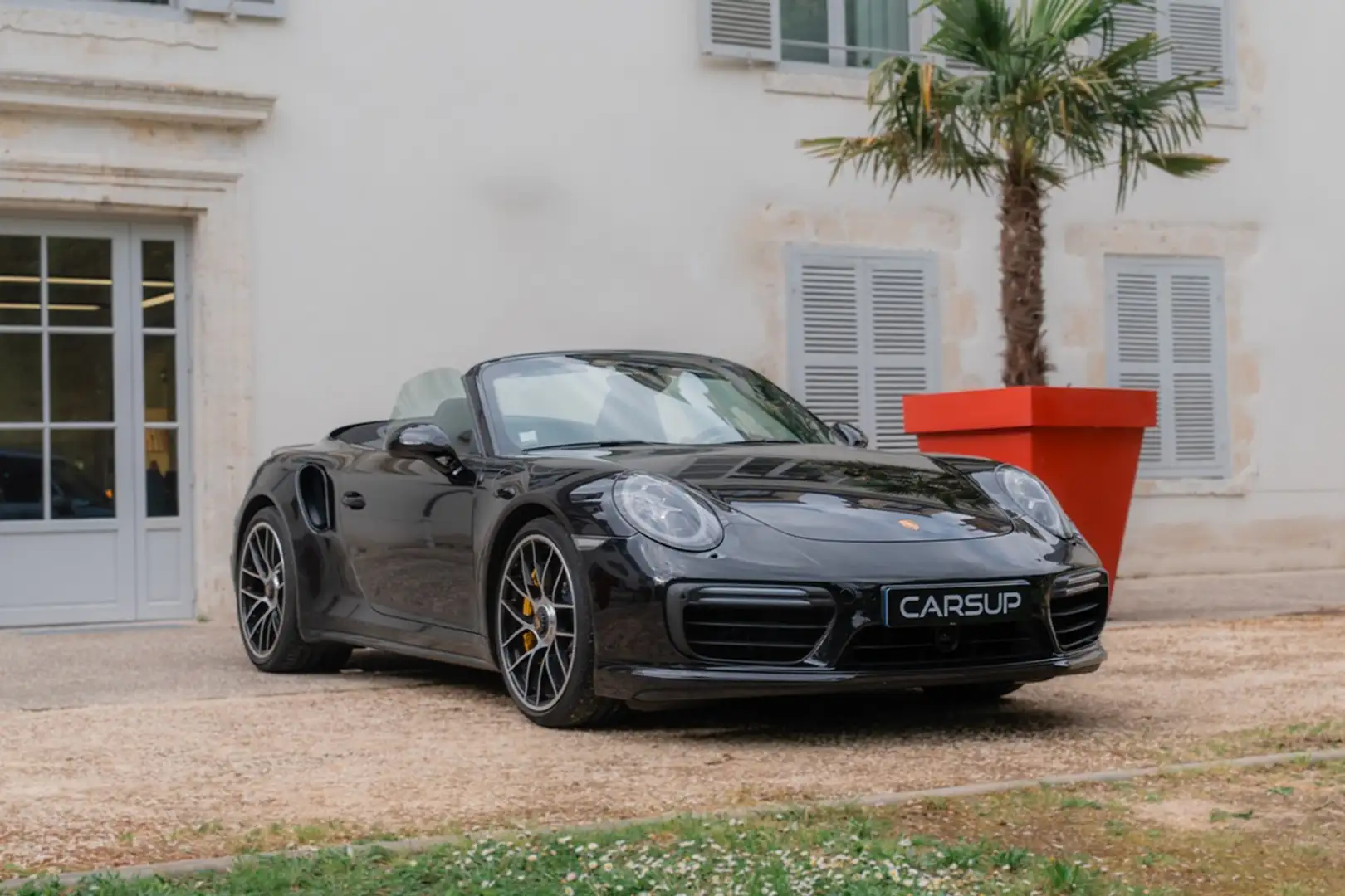 Porsche 911 991.2 TURBO S CABRIOLET PDK 580 cv Noir - 1