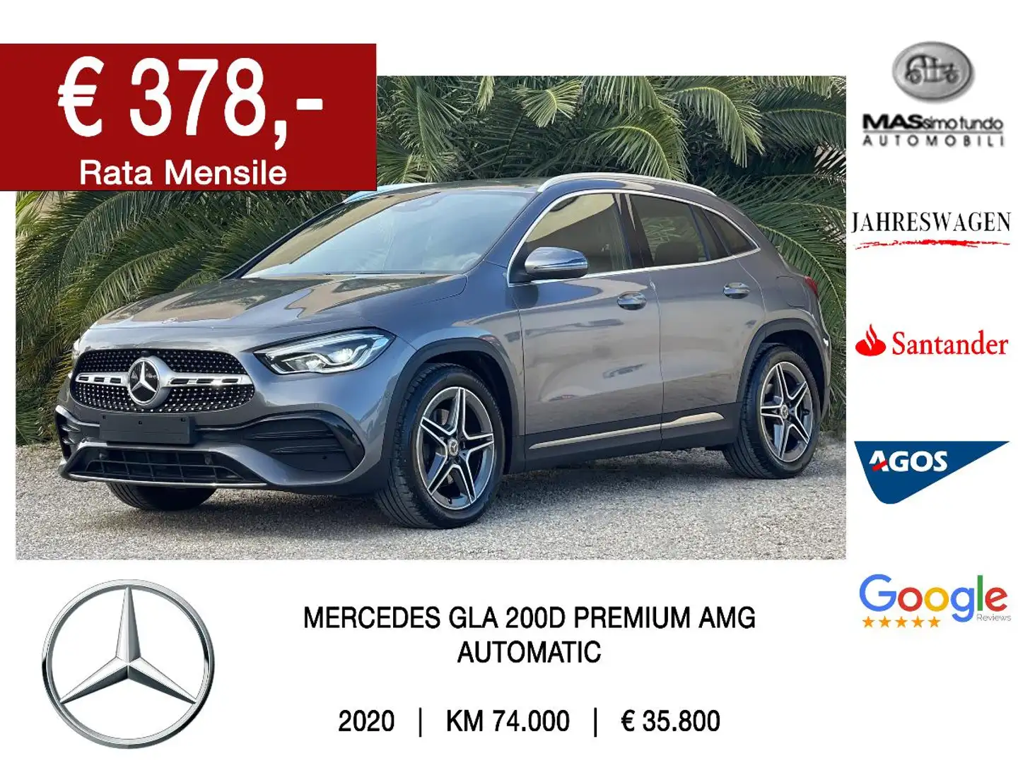 Mercedes-Benz GLA 200 200 d Automatic Premium Gris - 1