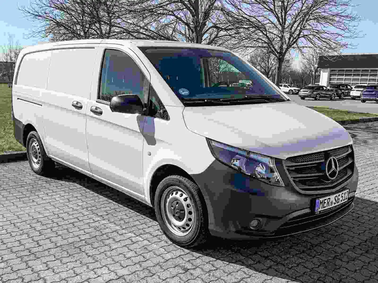 Mercedes-Benz Vito 114 CDI KA/L RüKam+AHK Blanc - 2