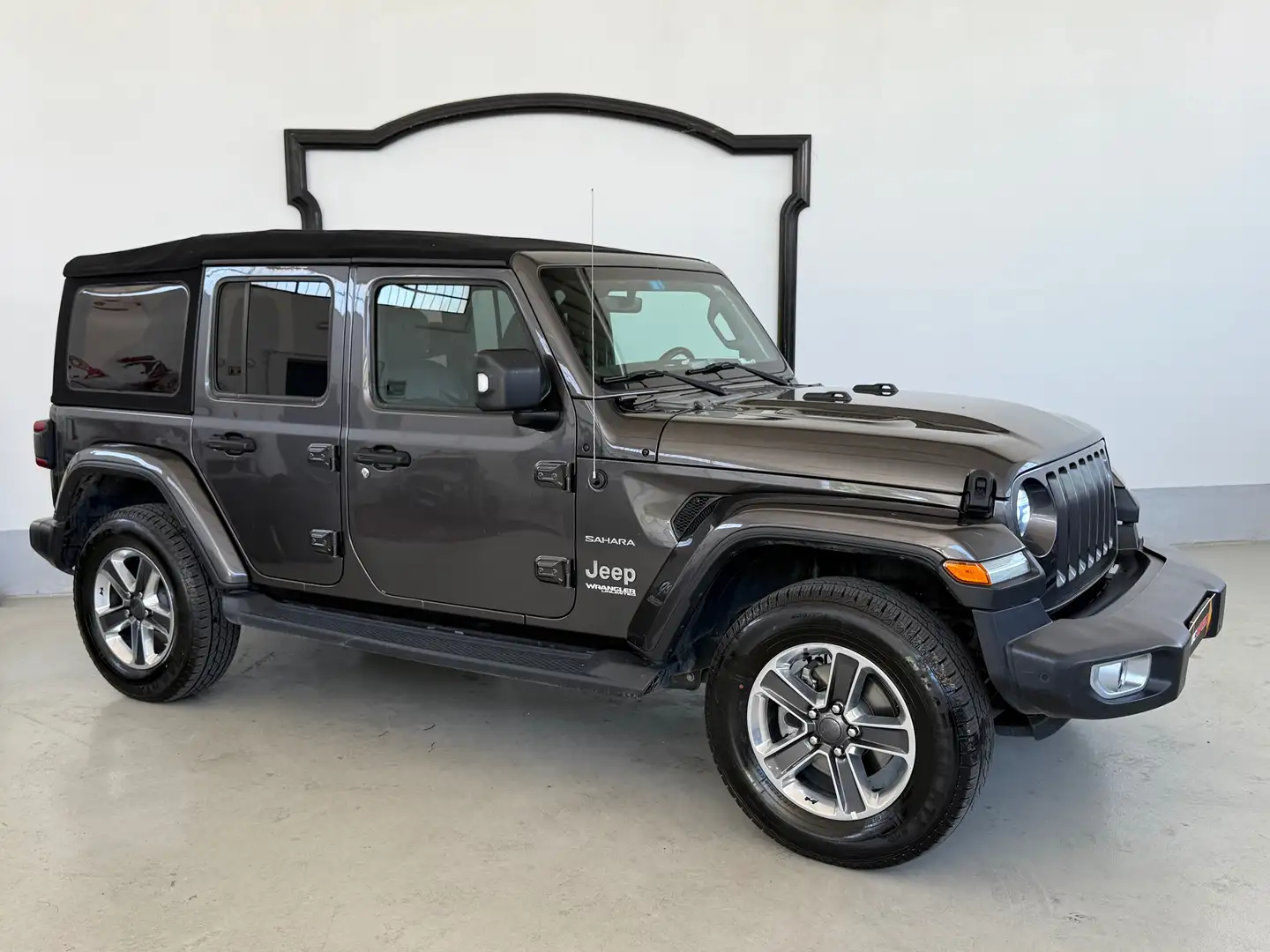 Jeep Wrangler Wrangler Unlimited 2.2 mjt II Sahara + HARD TOP Gris - 2