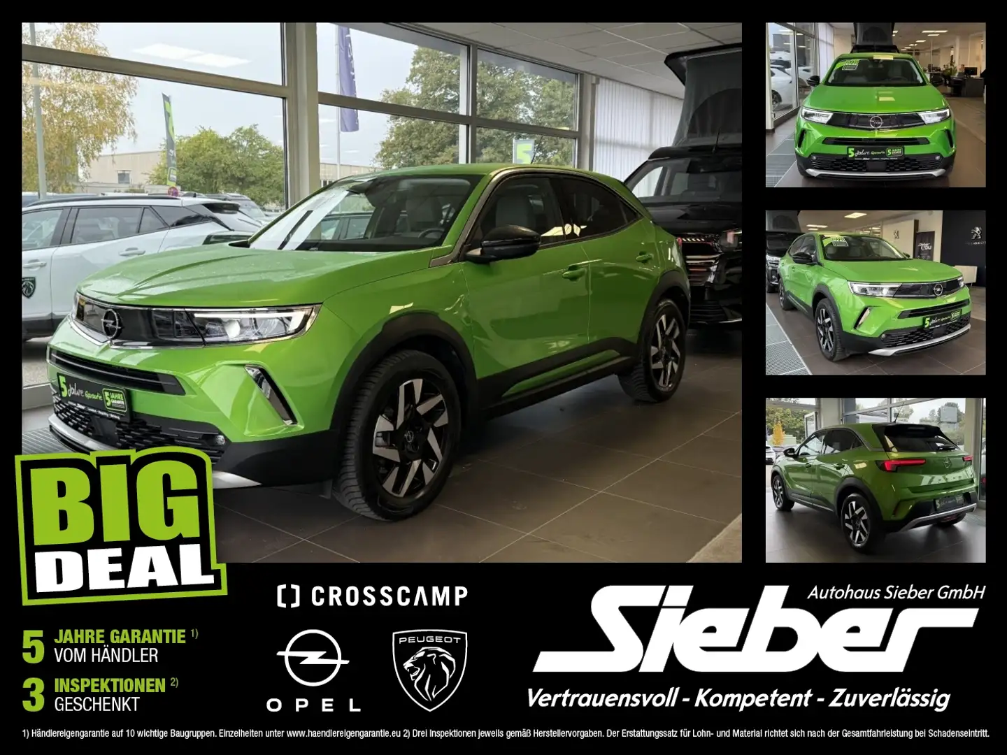 Opel Mokka-E Mokka e Elegance LED*Klima*Carplay*DAB*Kamera Grün - 1