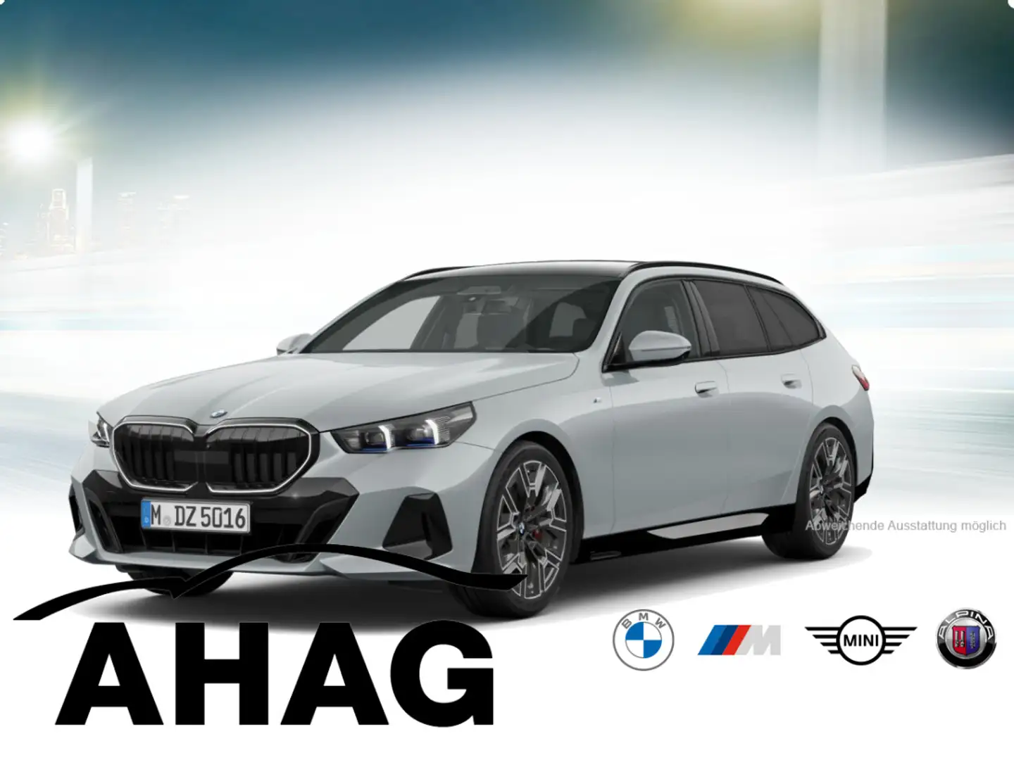 BMW 520 d Touring Navi Tempom.aktiv Panoramadach Bluetooth Grau - 2