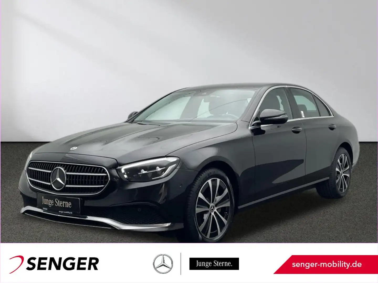 Mercedes-Benz E 300 e Avantgarde Burmester Navi LED Rückfahrk. Noir - 1