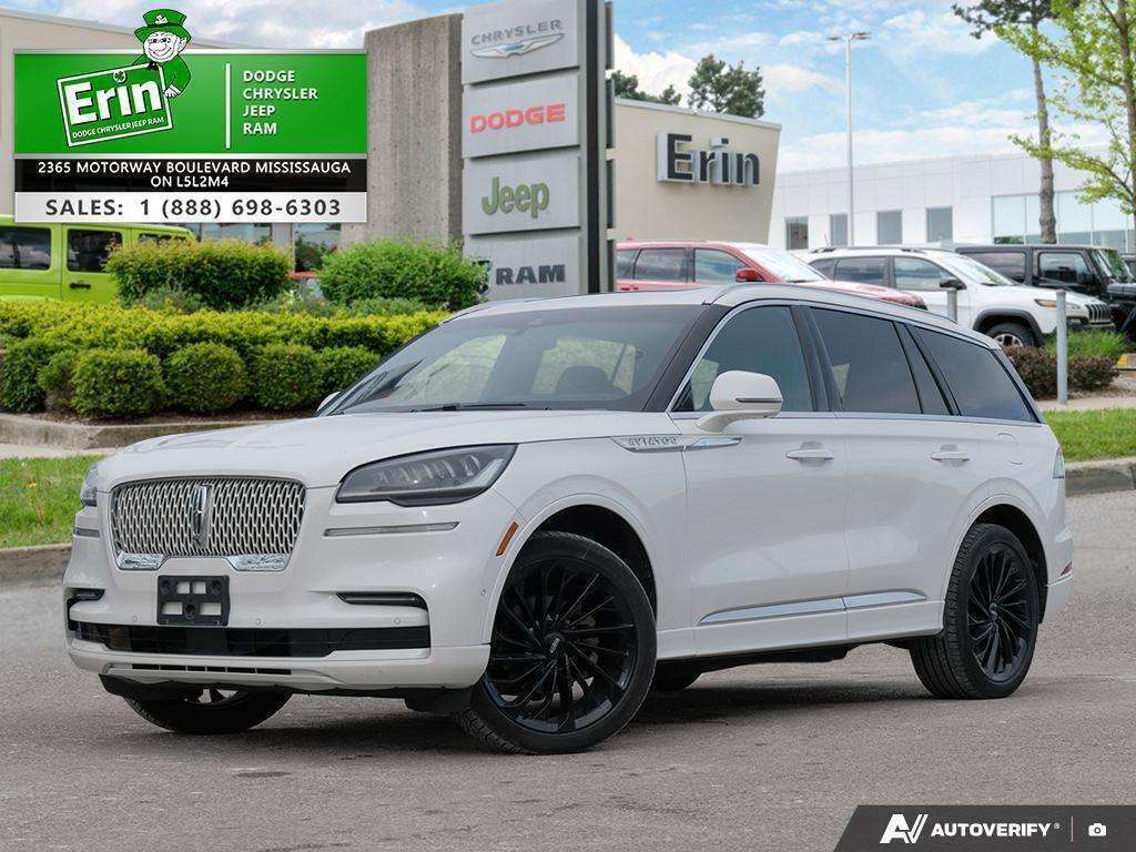 White 2022 Lincoln Aviator SUV / Crossover All-Wheel Drive 10-Speed Automatic
