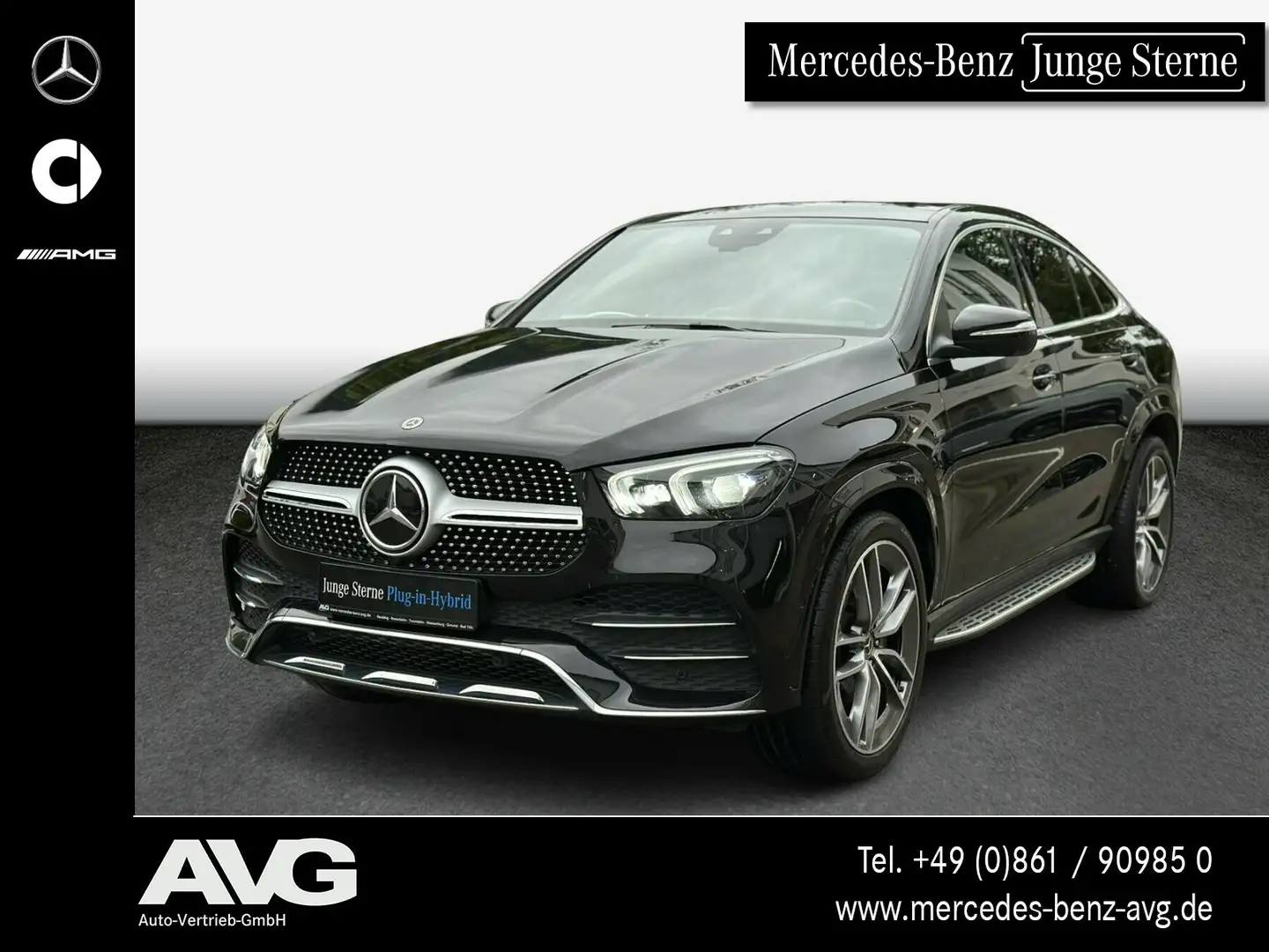 Mercedes-Benz GLE 350 GLE 350 e 4M AMG Airmatic Pano Distr 22" Night Noir - 1