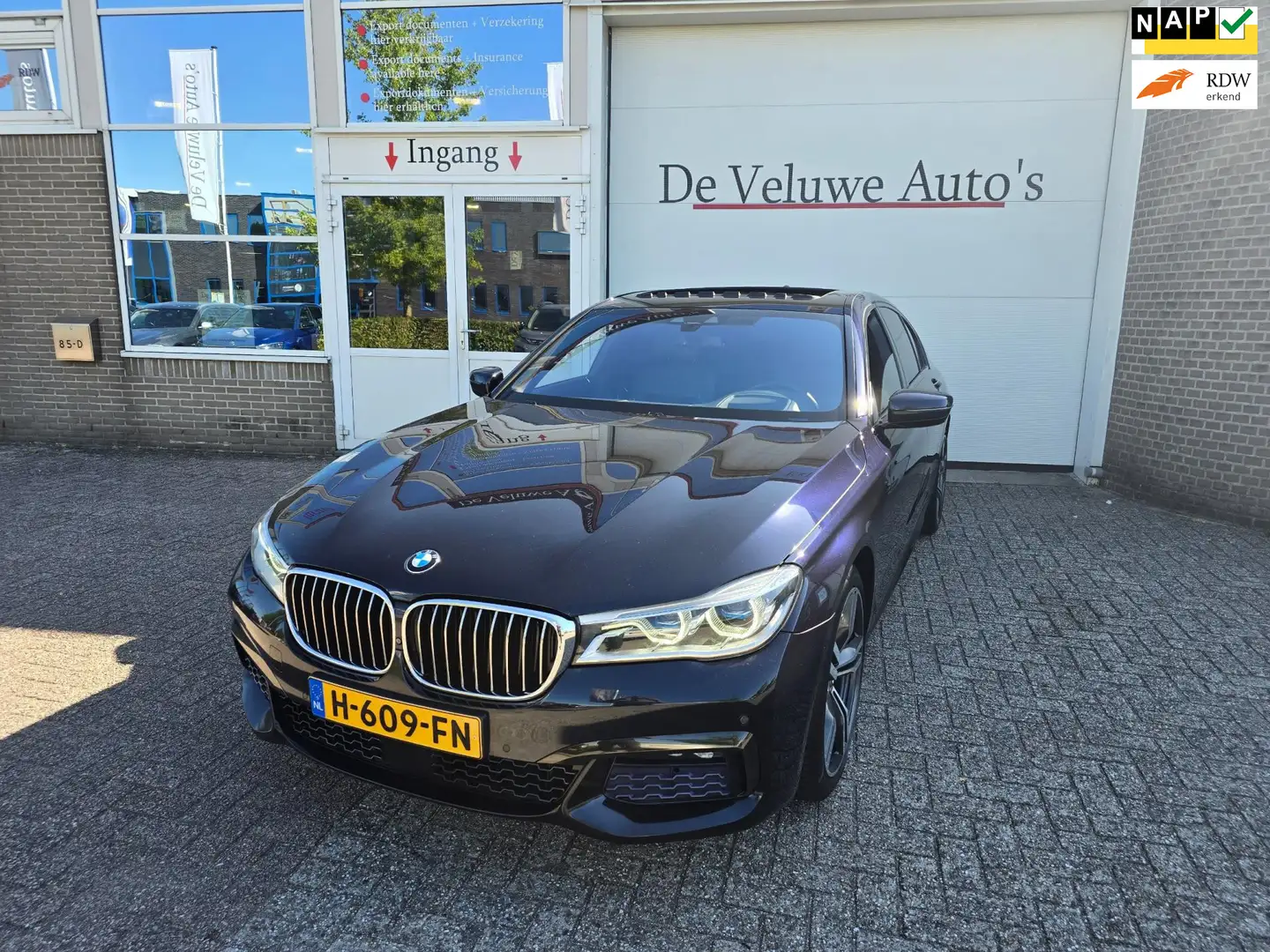 BMW 750 7-serie 750i xDrive High Executive / volledig onde Negro - 1