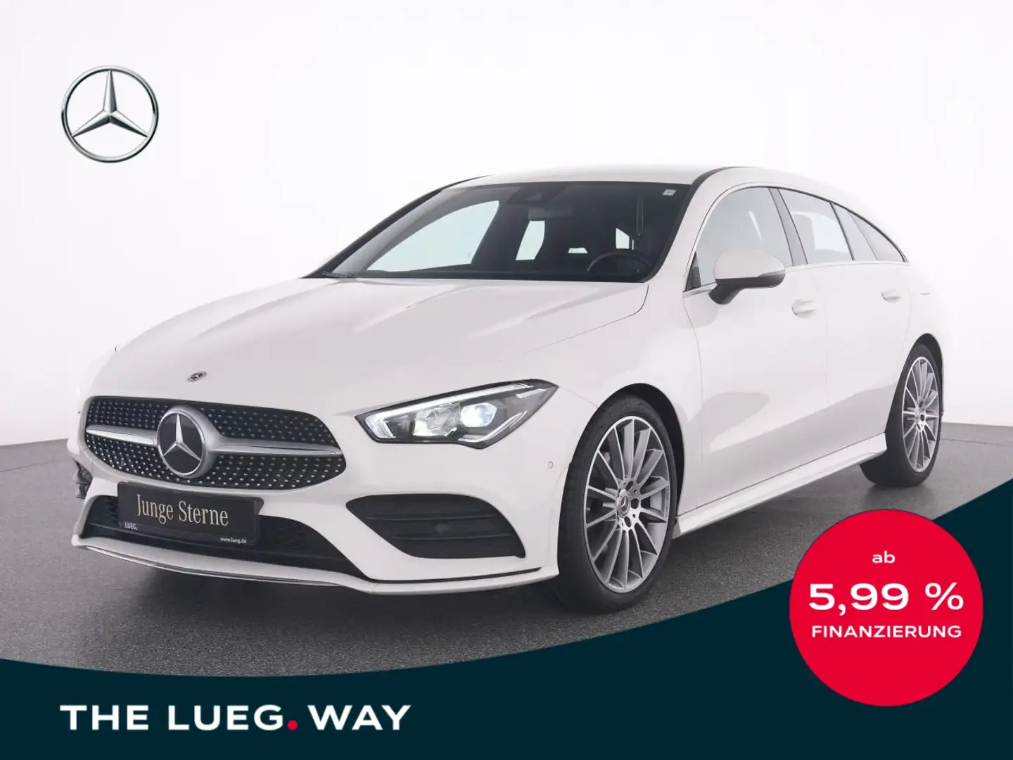 Mercedes-Benz CLA 180 d SB AMG+MBUXAdvanced+LED-HP+SHZ+ParkAss Weiß - 1