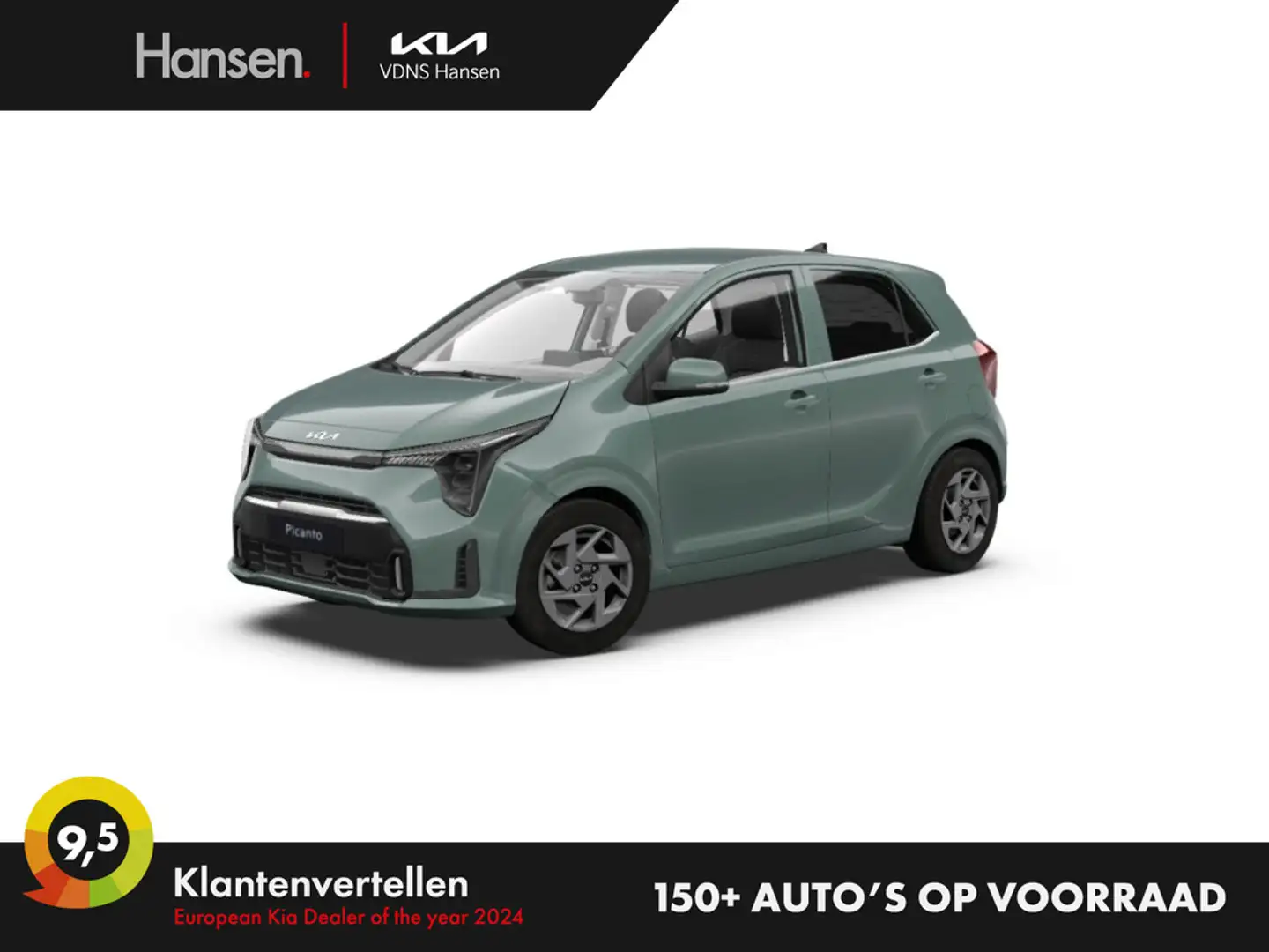Kia Picanto 1.0 DPI DynamicPlusLine I Vraag naar de beschikbaa Groen - 1