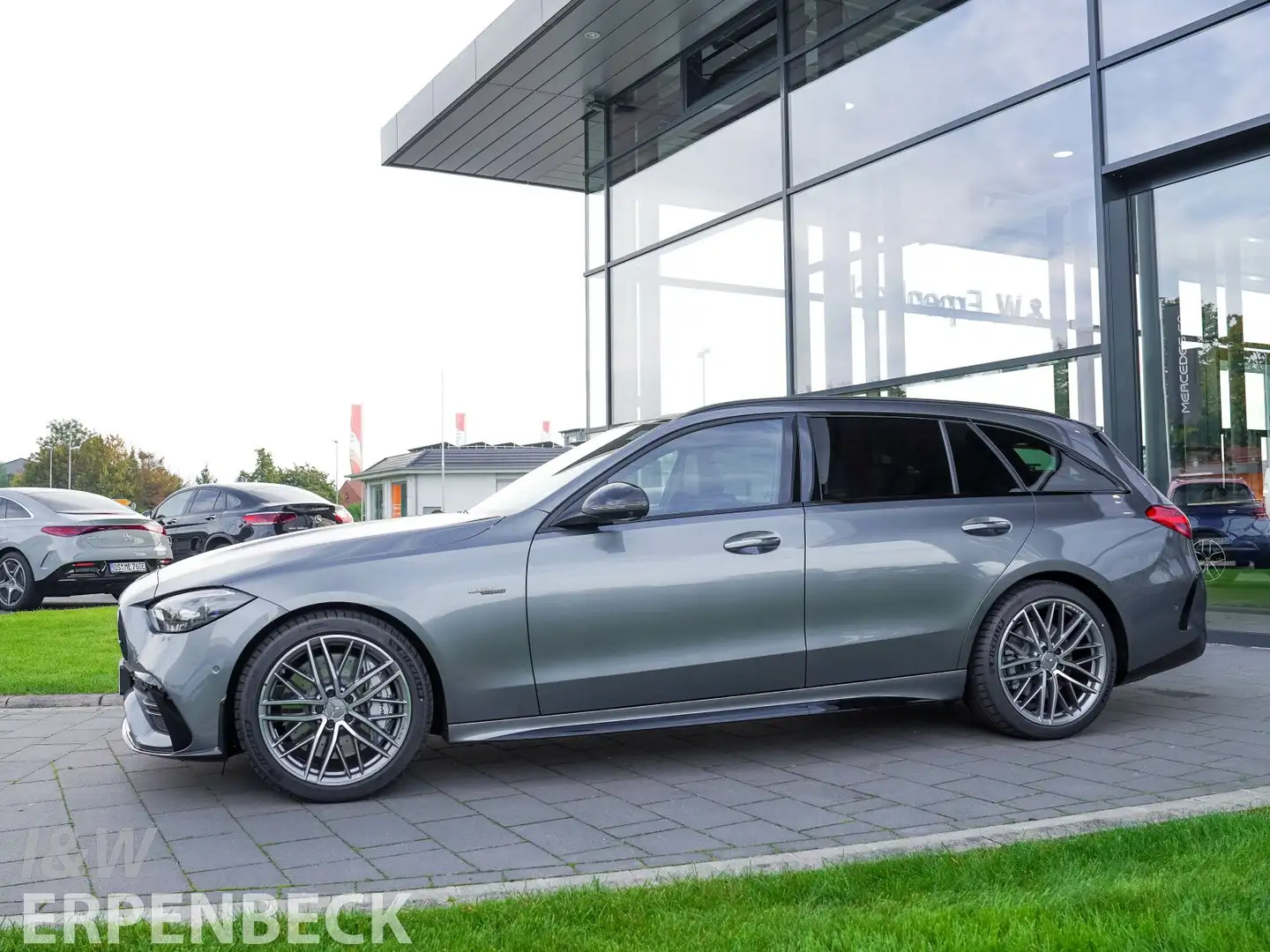Mercedes-Benz C 43 AMG Mercedes-AMG C 43 T 4M Digital Pano AHK Burm 360 Gris - 2