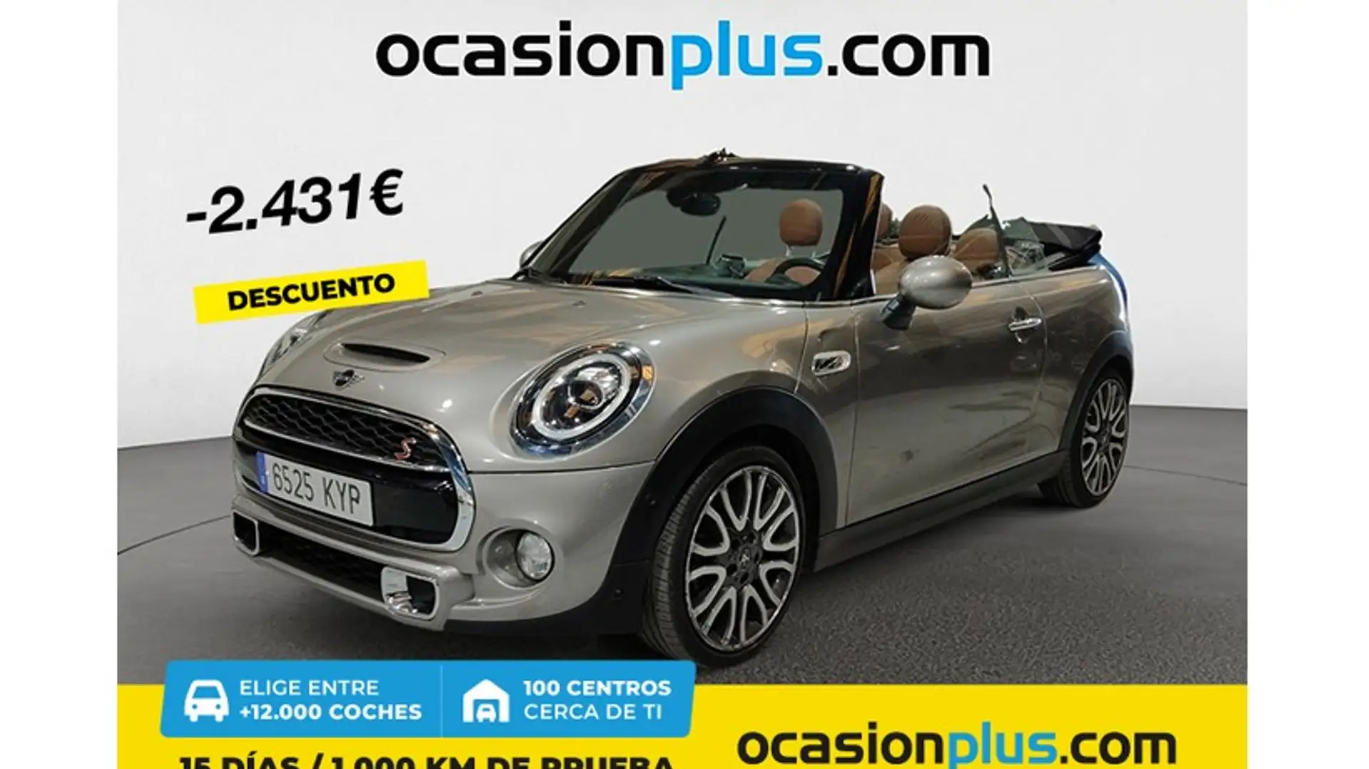 MINI Cooper S Cabrio Plateado - 1