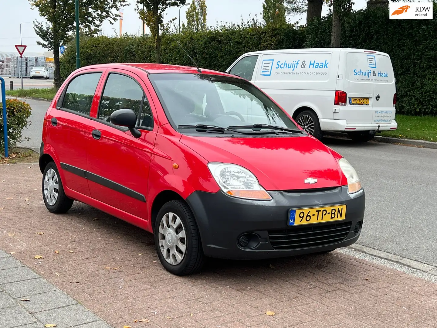 Chevrolet Matiz 0.8 Ace * ZUINIG + VOLLE TANK BENZINE Rood - 1