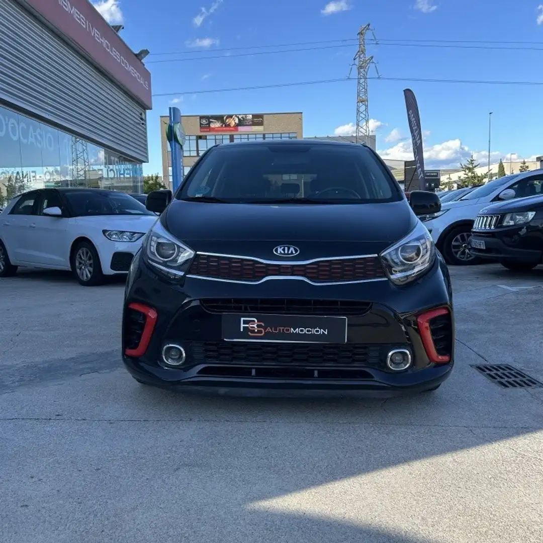 Kia Picanto 1.2 CVVT GT Line Aut. Schwarz - 2