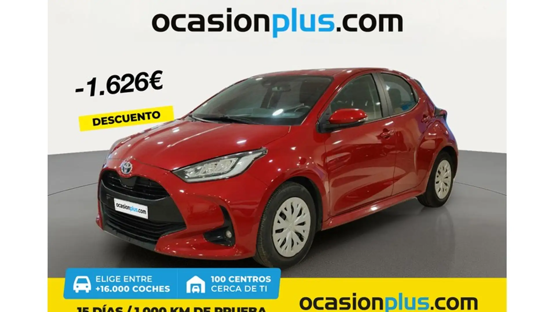 Toyota Yaris 120H 1.5 Business Plus Rojo - 1