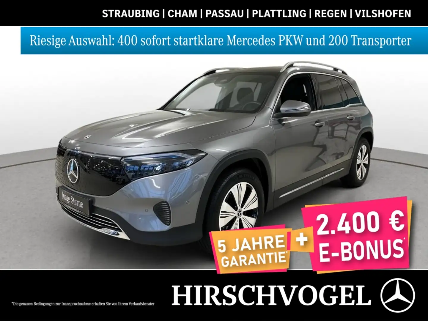 Mercedes-Benz EQB 300 4M Progressive+Pano+MBUX+Navi-Pr+LED+Kam Gris - 1
