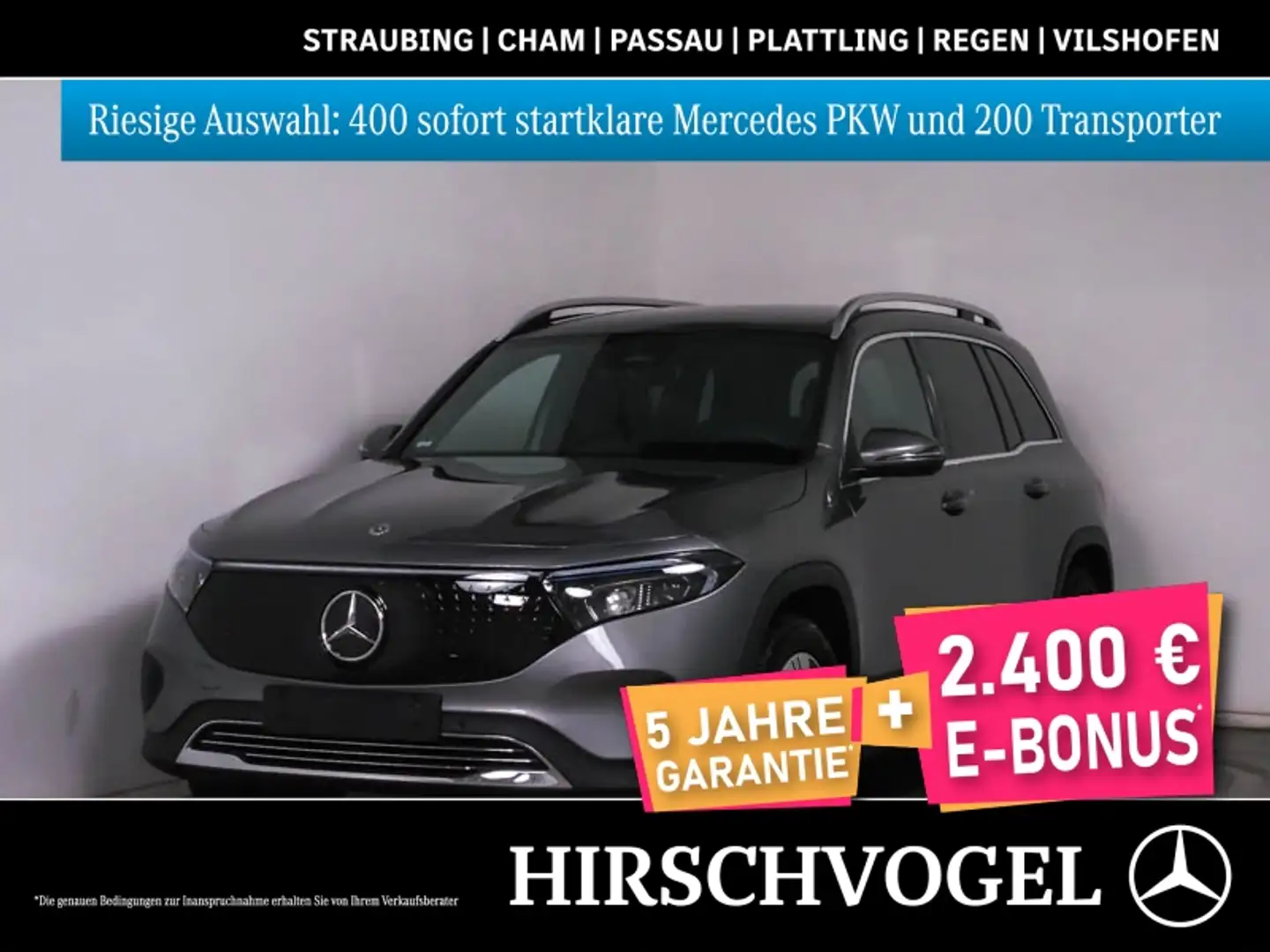 Mercedes-Benz EQB 300 4M Progressive+Pano+MBUX+Navi-Pr+LED+Kam Grau - 1