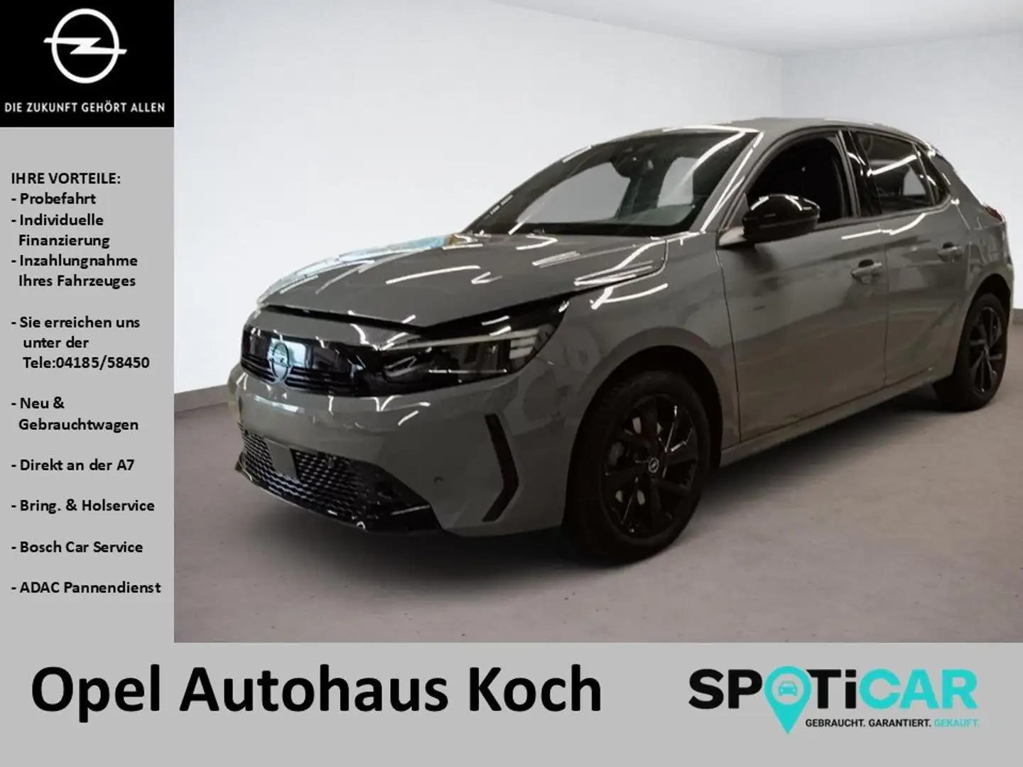 Opel Corsa F GS KAMERA*PDC*SHZ*VOLL-LED*LHZ Grau - 1