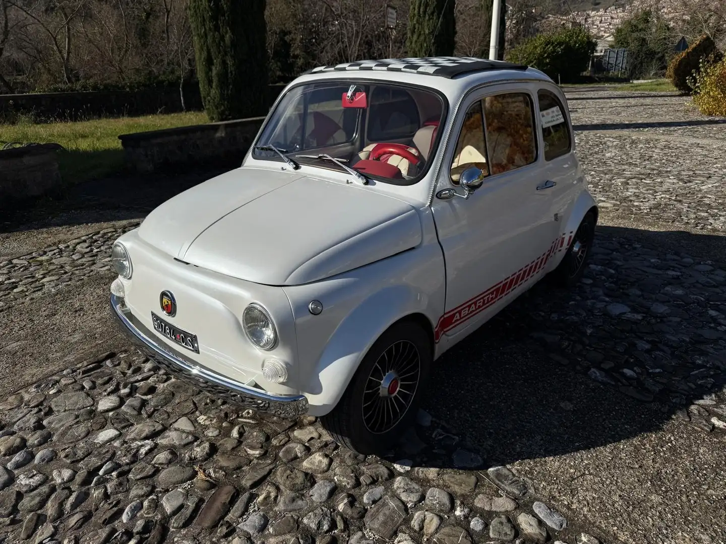 Fiat 500 Replica Abarth Weiß - 1