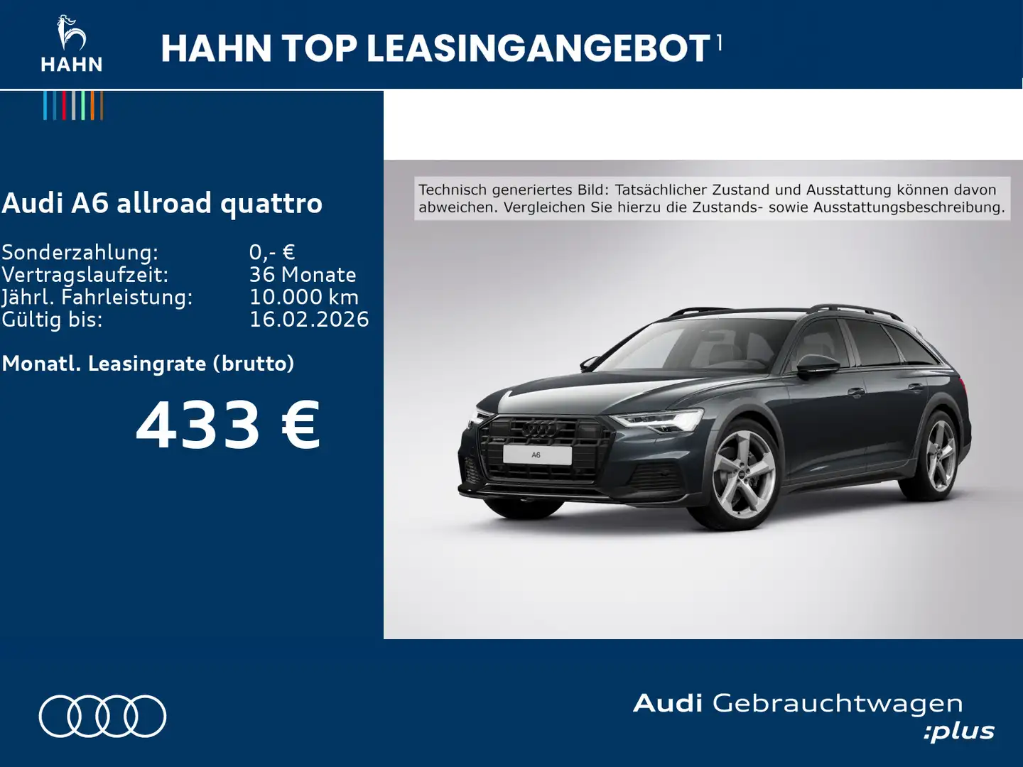 Audi A6 allroad A6 allroad 40 TDI quattro HD Matrix AHK Navi °36 Grau - 2