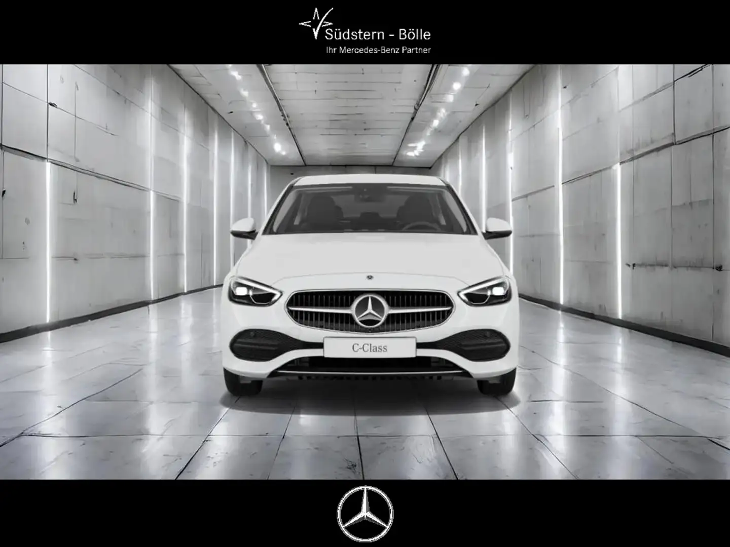 Mercedes-Benz C 180 +AVANTGARDE+SHZ+AMBIENTE+AHK+KAMERA+PDC Blanc - 2