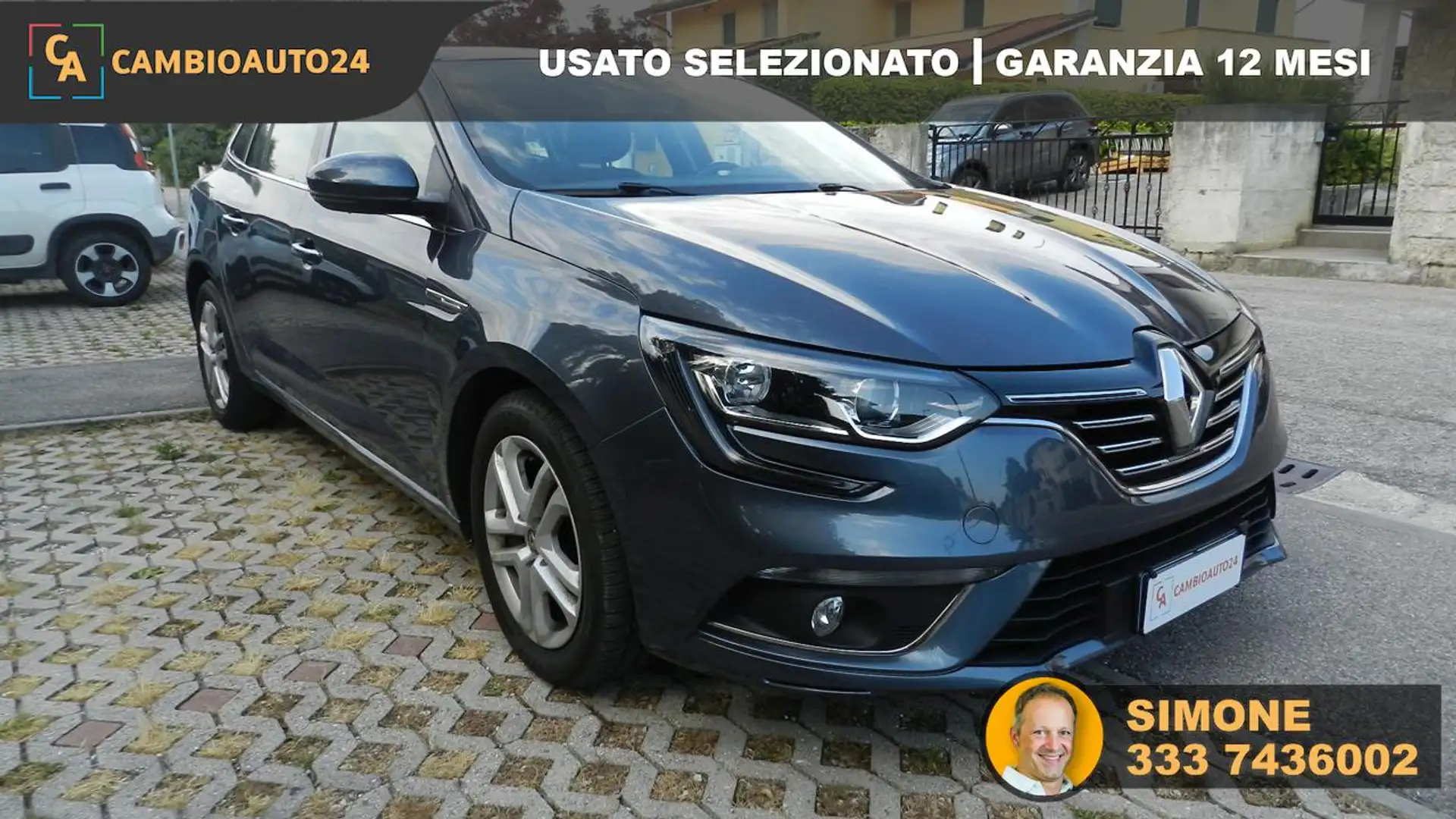 Renault Megane Mégane Sporter TCe 140 CV EDC FAP Duel2 Blauw - 2