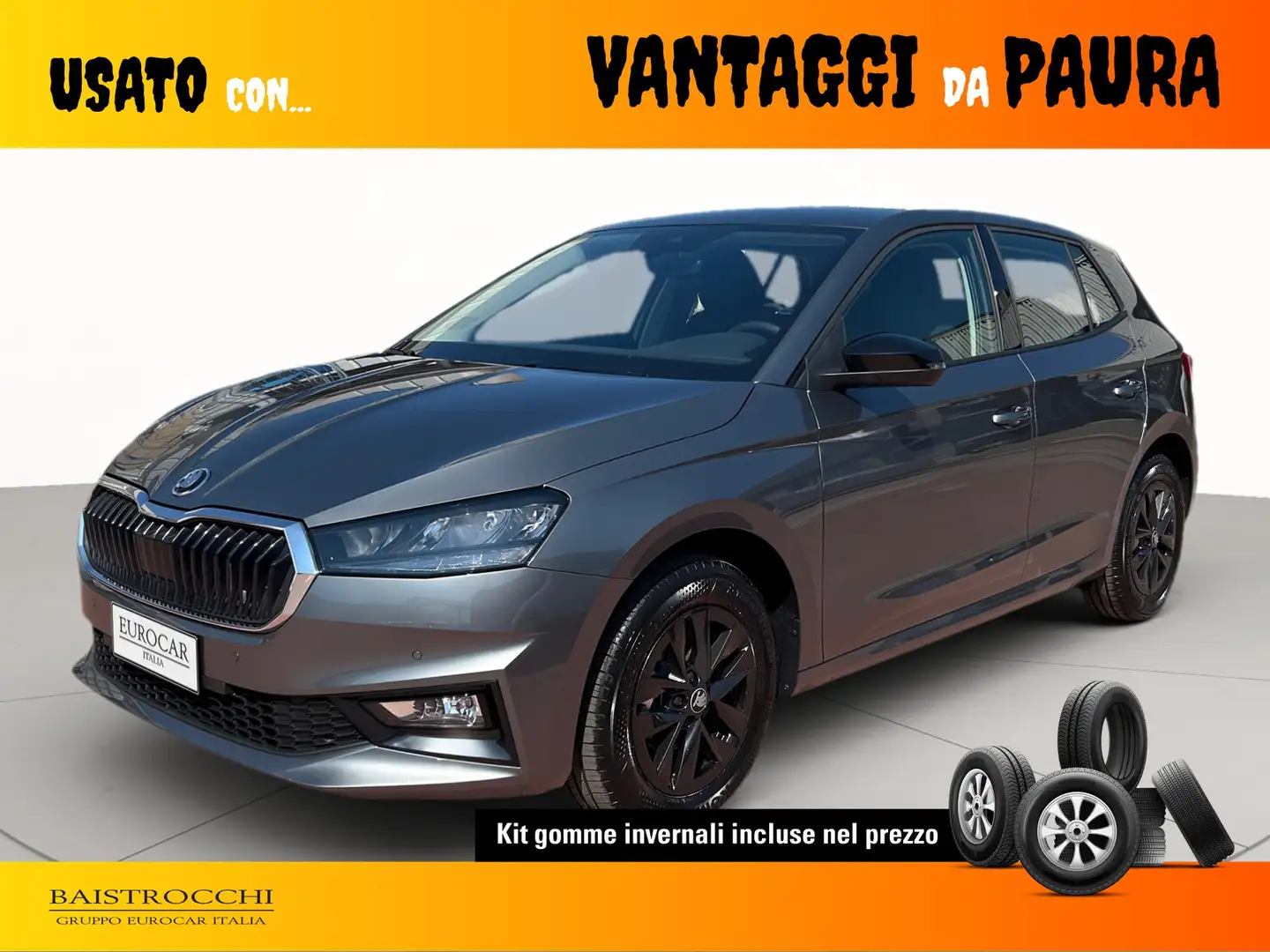 Skoda Fabia Young Edition 1.0 TSI 95 CV Grigio - 1