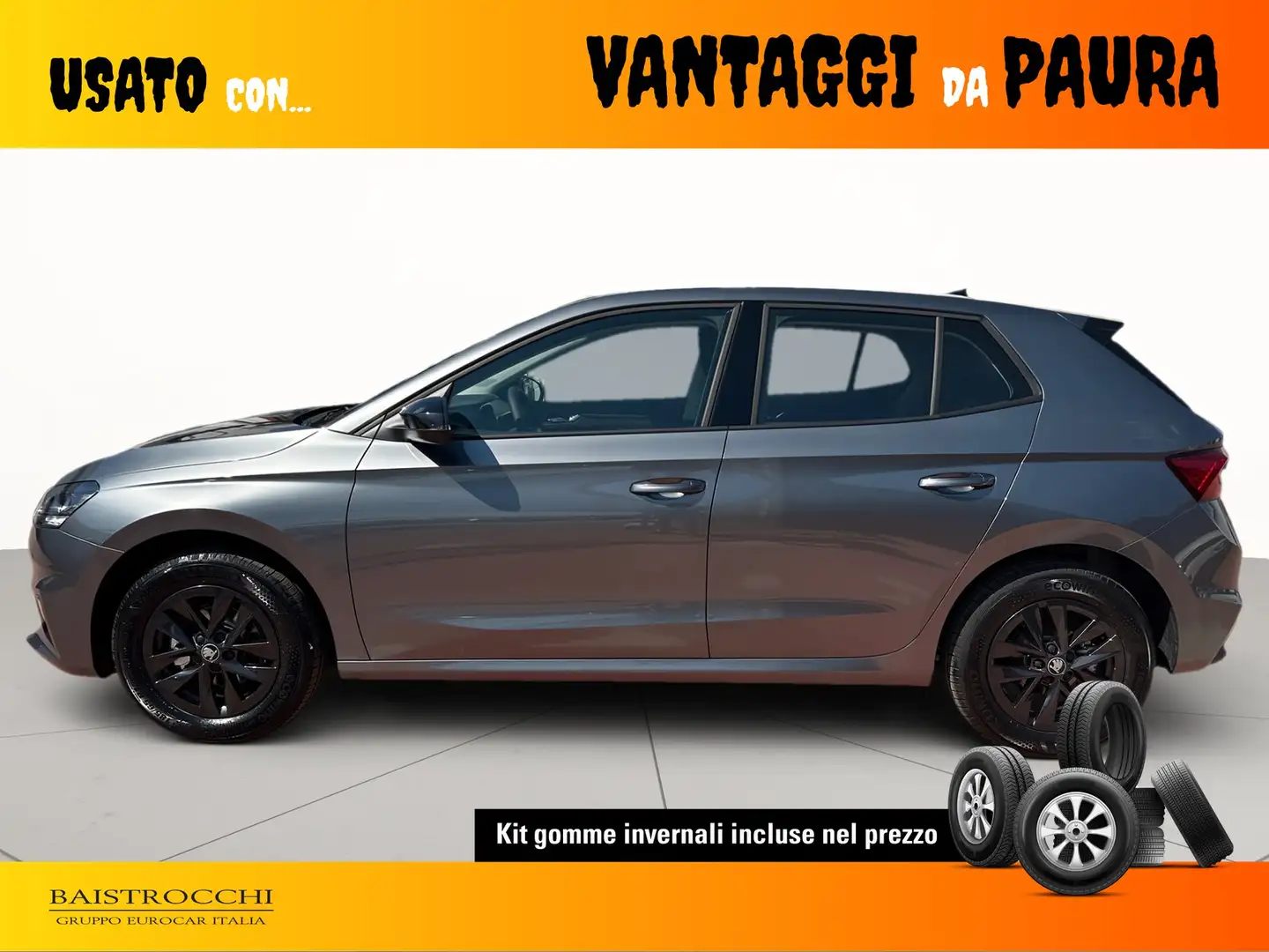 Skoda Fabia Young Edition 1.0 TSI 95 CV Grigio - 2