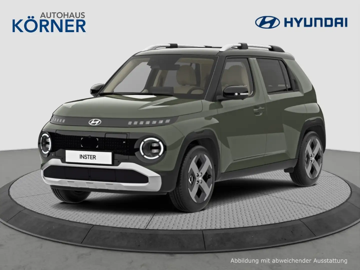 Hyundai Inster 49 KWH TREND EFFIZIENZ+ASSISTENZPAKET DIGITIALES C Grün - 1
