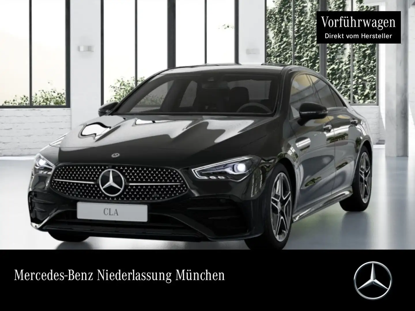 Mercedes-Benz CLA 200 AMG+NIGHT+PANO+360°+LED+TOTW+KEYLESS+7G Schwarz - 1