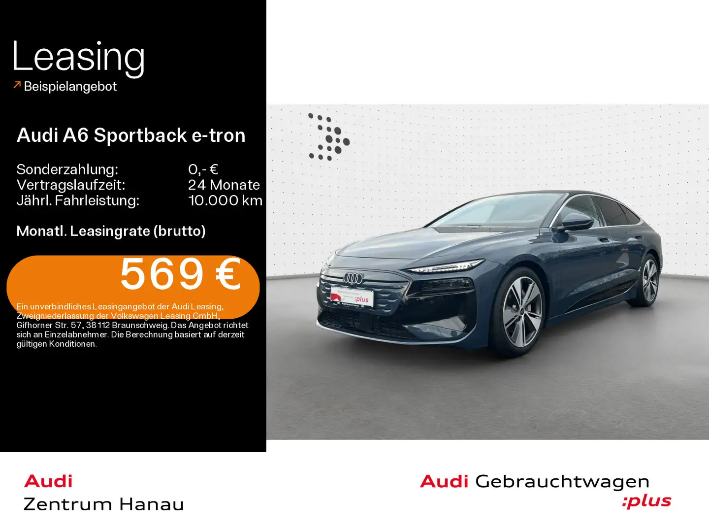 Audi A6 e-tron performance*PANO*AHK*MATRIX* Azul - 1