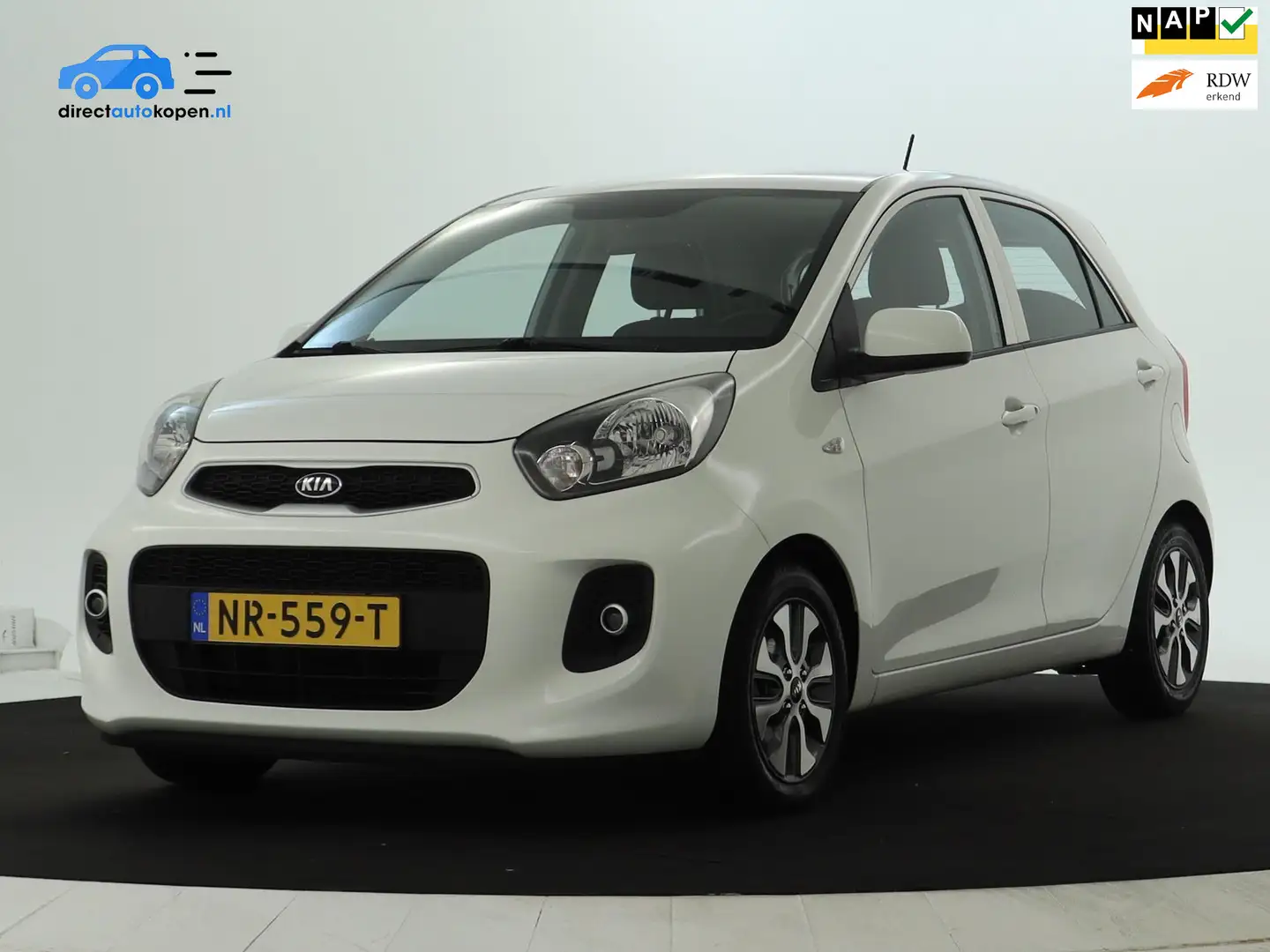 Kia Picanto 1.0 CVVT EconomyPlusLine Camera | NAVI | AIRCO Blanco - 1
