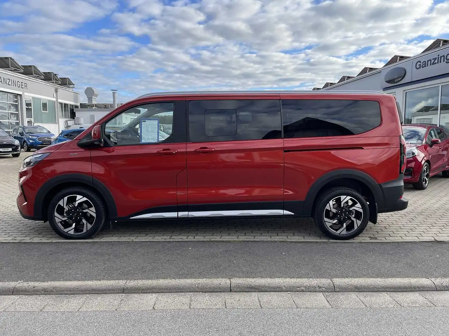 Ford Tourneo Custom Active L2 4x4 Automatik, AHK+PANO+B&O+19ZOLL+NAVI+ Rouge - 2