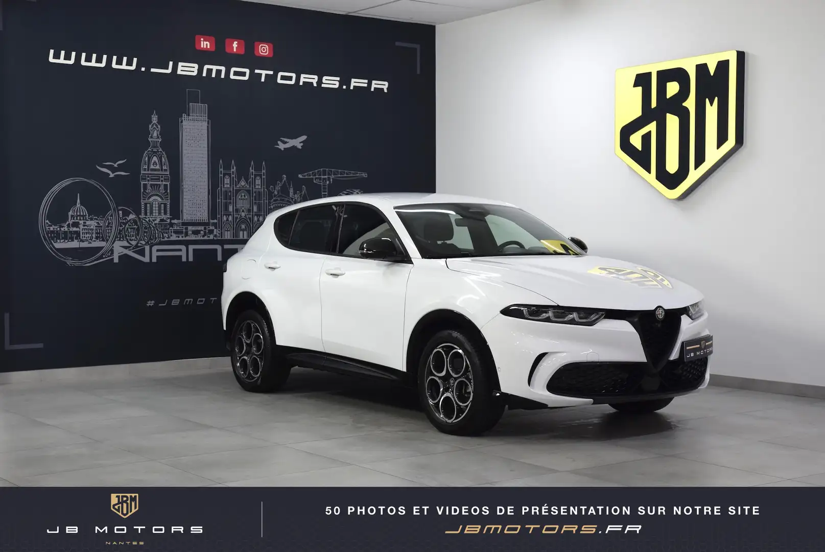 Alfa Romeo Tonale 1.5 Hybrid 130 ch TCT7 Sprint Blanc - 1