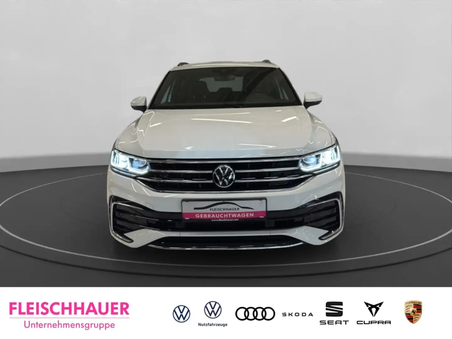 Volkswagen Tiguan R-Line 2.0 TDI Matrix+Navi+AHK+Kamera+App-connect Weiß - 2